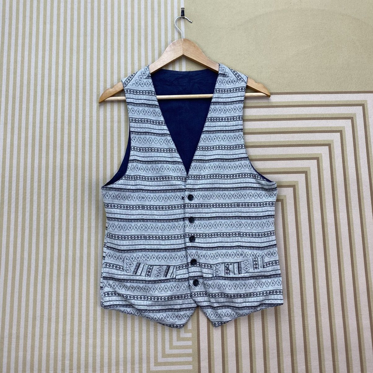 semanticdesign 🫶Japanese Brand Semantic Design Reversible Vest Jacket Size US S / EU 44-46 / 1 - 1 Thumbnail