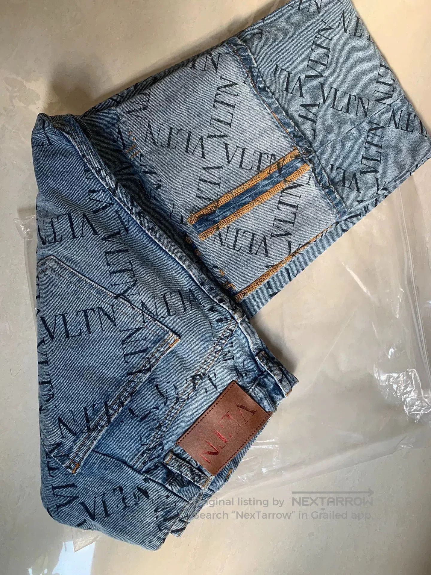 VALENTINO Men's Denim Pants.