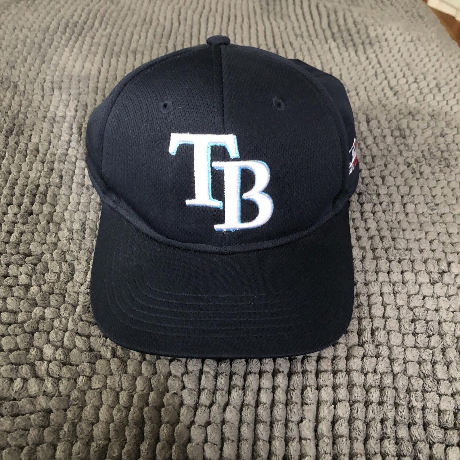 Designer MLB Tampa Bay Rays Hat Blue Youth OSFM Size ONE SIZE - 1 Thumbnail