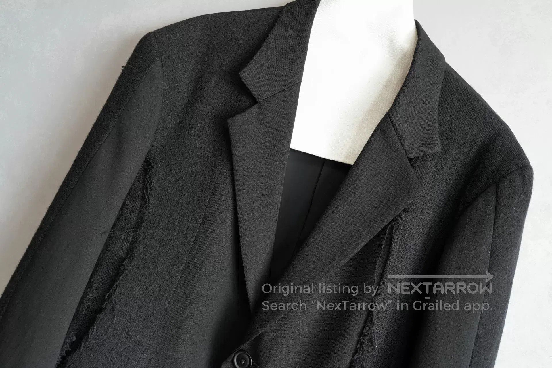 Yohji Yamamoto Yohji Yamamoto Knitted Patchwork Jacket. Size US M / EU 48-50 / 2 - 3 Thumbnail