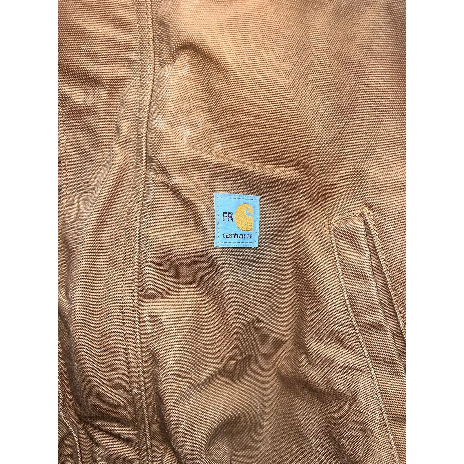 Vintage Carhartt FR Canvas Jacket Bomber Workwear Duck Work Coat XL Size US XL / EU 56 / 4 - 7 Thumbnail