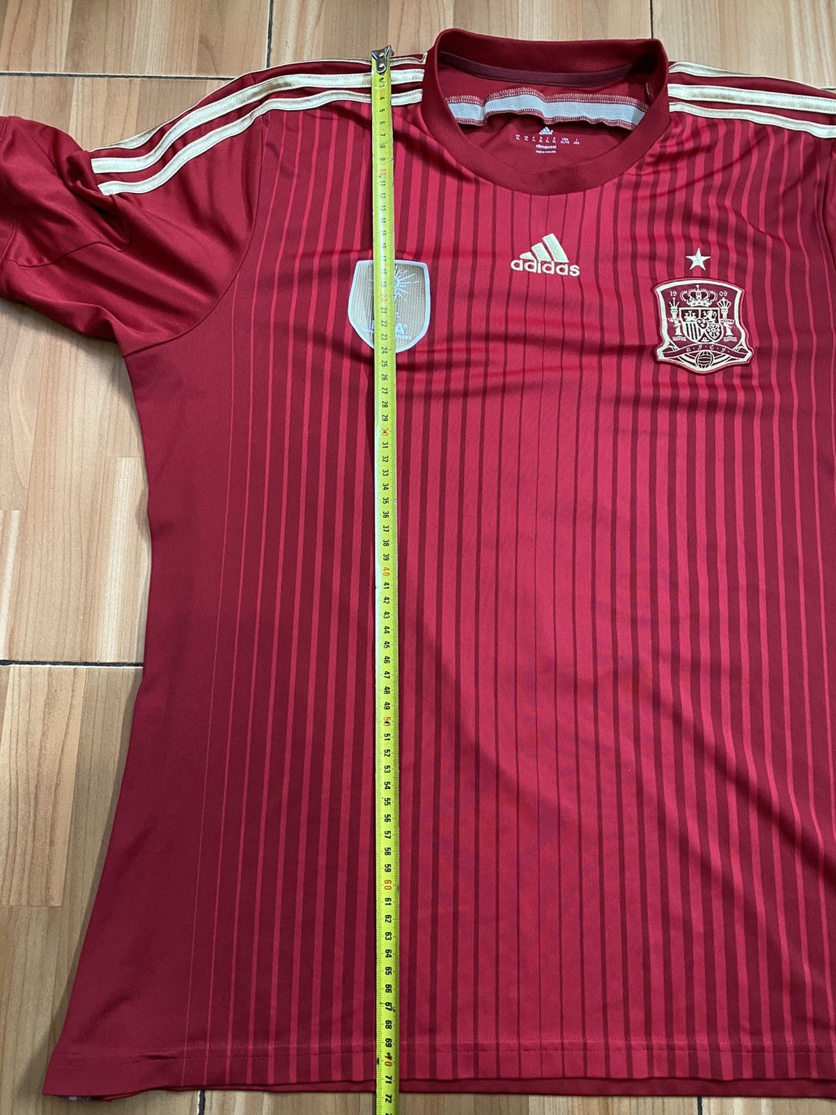 Adidas Adidas Spain Home 2014 Mens Football Shirt Size XL Size US XL / EU 56 / 4 - 13 Thumbnail