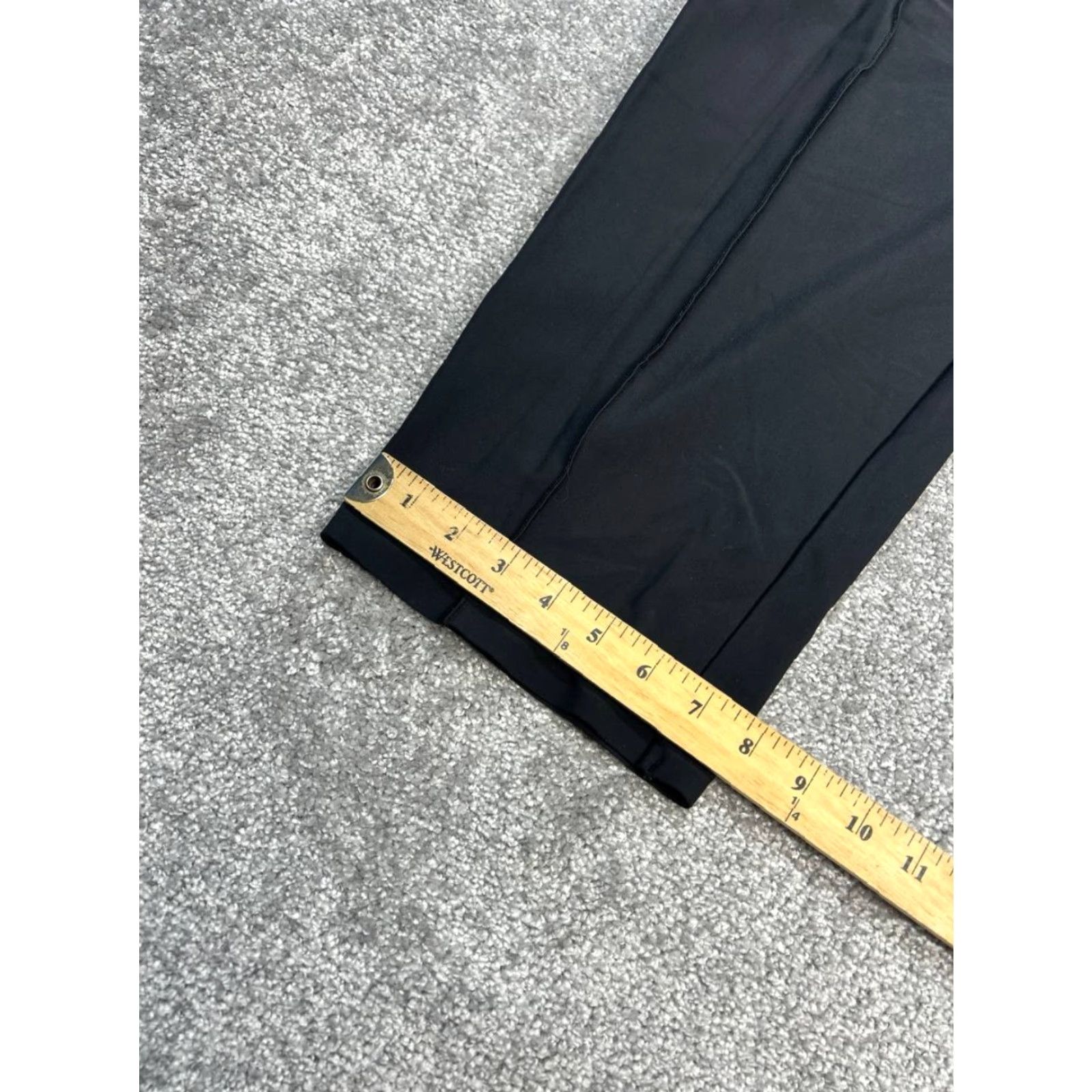 Athleta Athleta Pants Women 2 Black Pleated High Rise Wide-Leg Side Zip Size 26" / US 2 / IT 38 - 3 Thumbnail