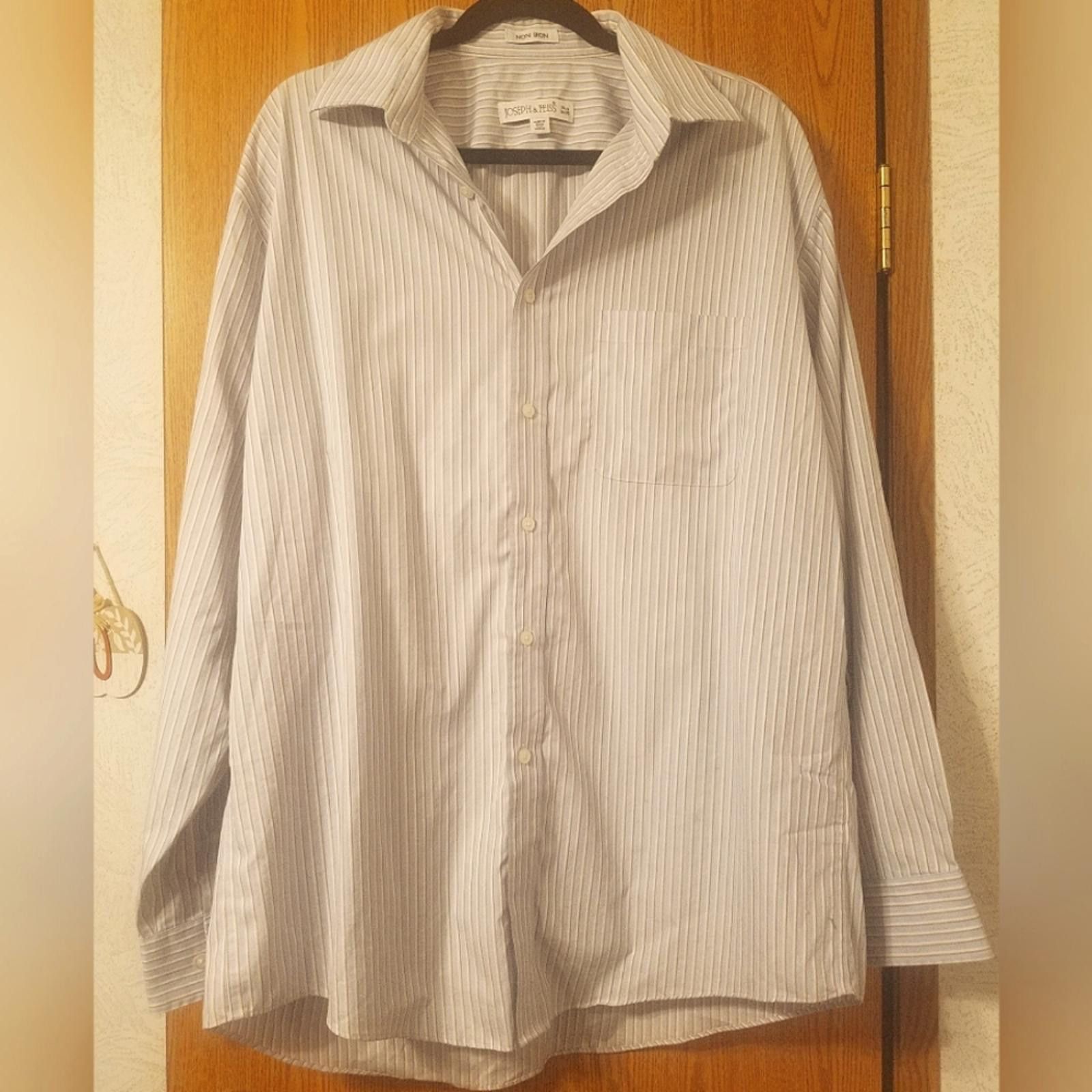 Van Heusen Joseph & Feuss Men's Striped Shirt Size 16 1/2 34/35 Size US M / EU 48-50 / 2 - 1 Thumbnail