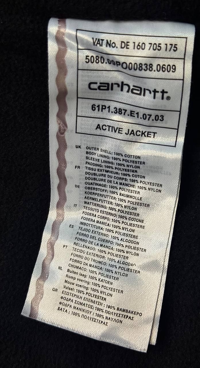 Carhartt Vintage Carhartt Active Jacket Leather Logo Size US M / EU 48-50 / 2 - 5 Thumbnail