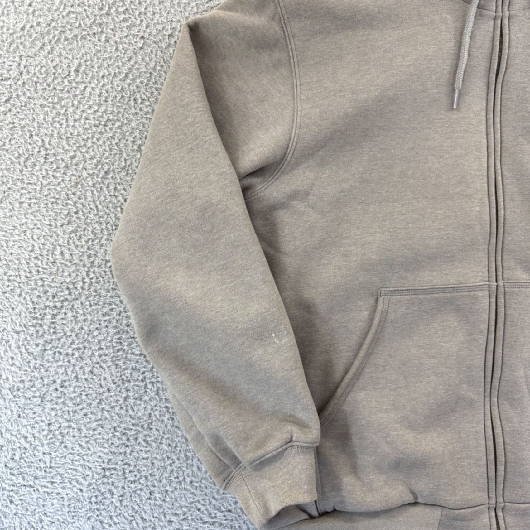 Carhartt Carhartt Hoodie Mens Large Beige Full Zip Fleece Lined Hooded Outdoor Sweatshirt Shirt Size US L / EU 52-54 / 3 - 4 Thumbnail