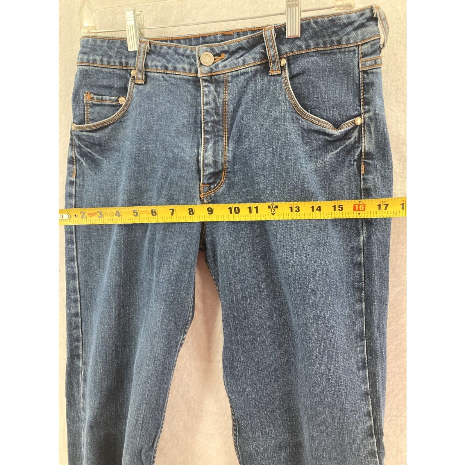 Vintage Western Cowgirl Lawman Jeans Womens Junior Size 9/10 Size 30" / US 8 / IT 44 - 5 Thumbnail