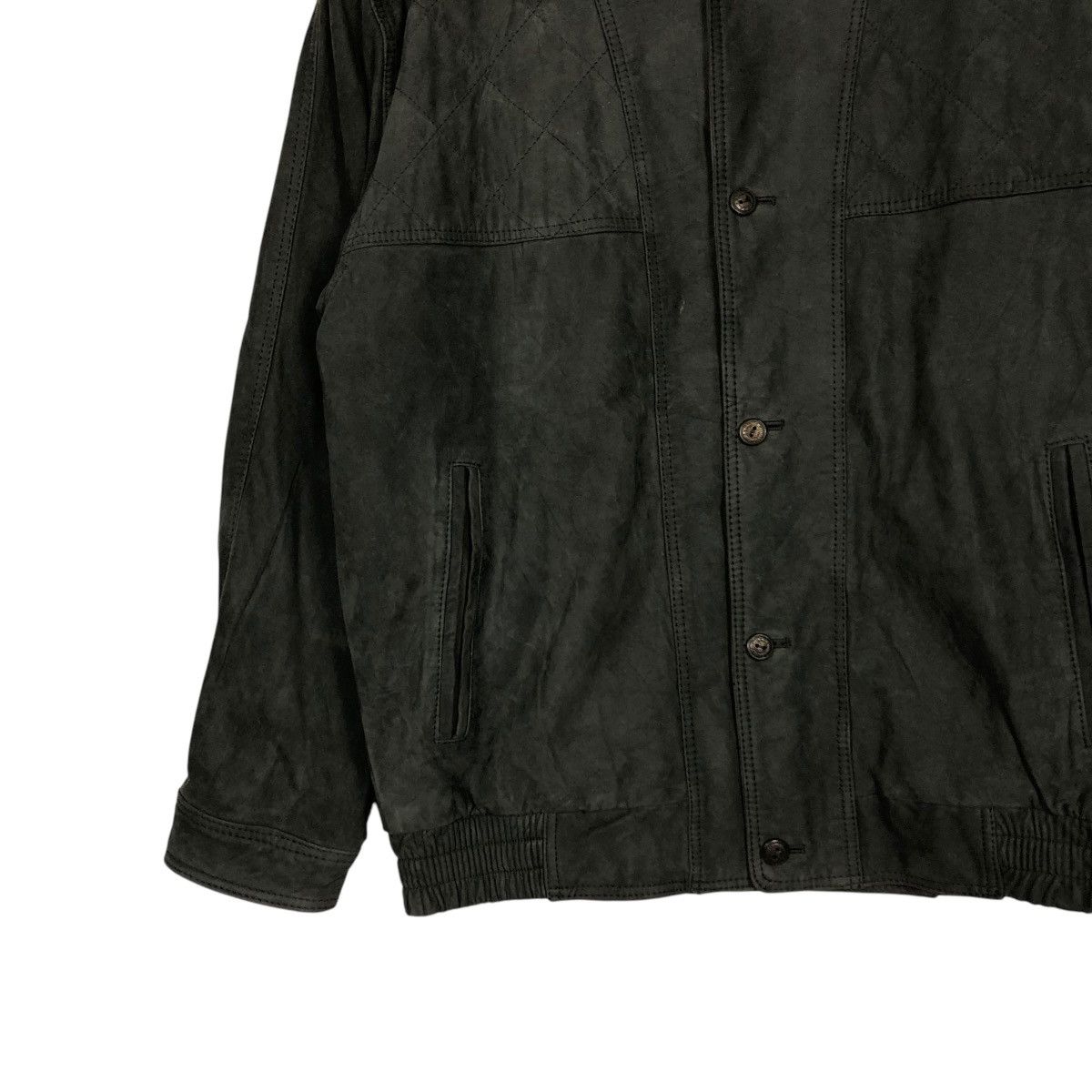 Japanese Brand 🔥VINTAGE GENUINE LEATHER JACKET STRATH ISSEY MIYAKE Size US L / EU 52-54 / 3 - 7 Thumbnail