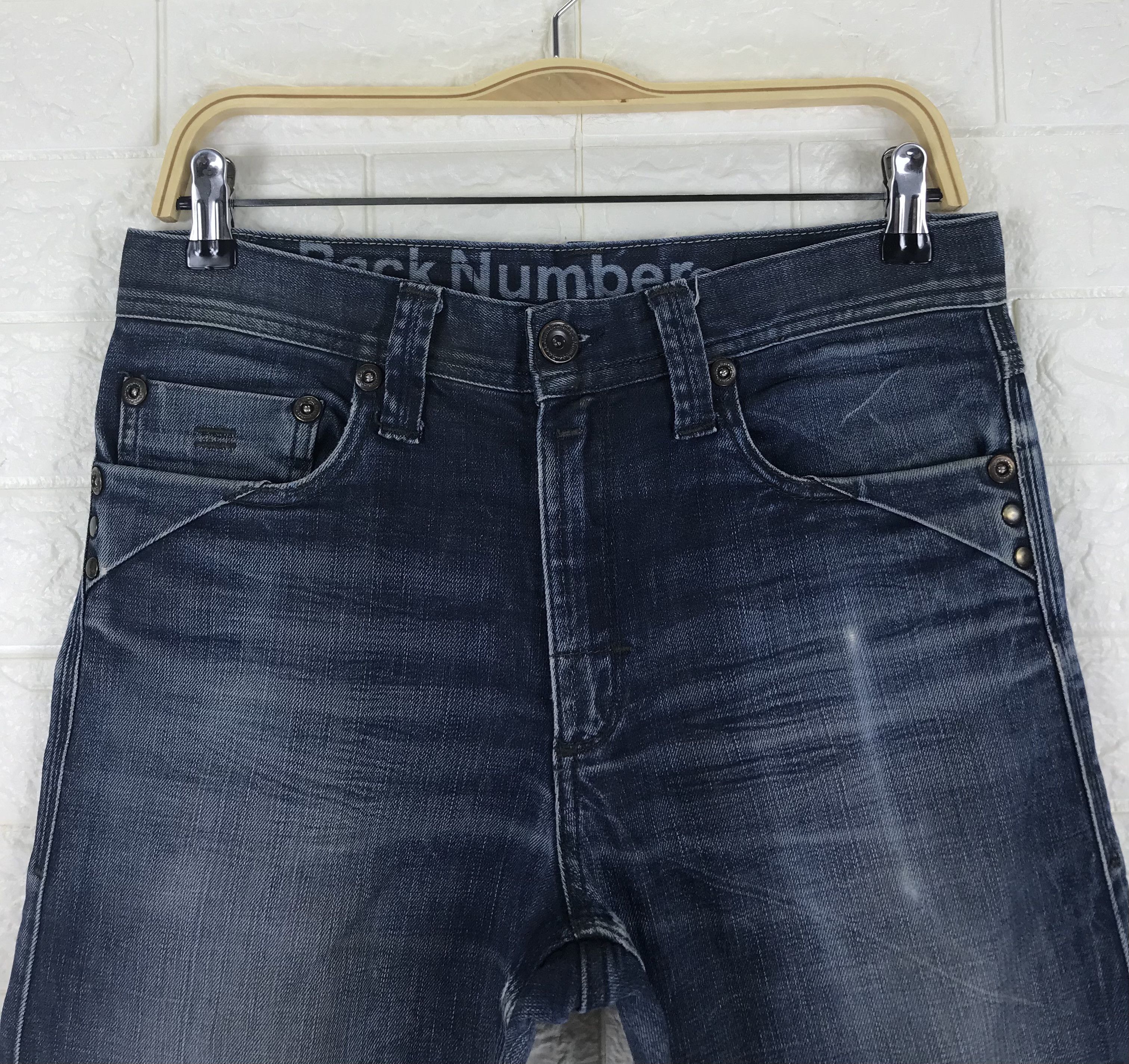 Japanese Brand Vintage Back Number Japanese Blue Jeans Size US 30 / EU 46 - 2 Thumbnail