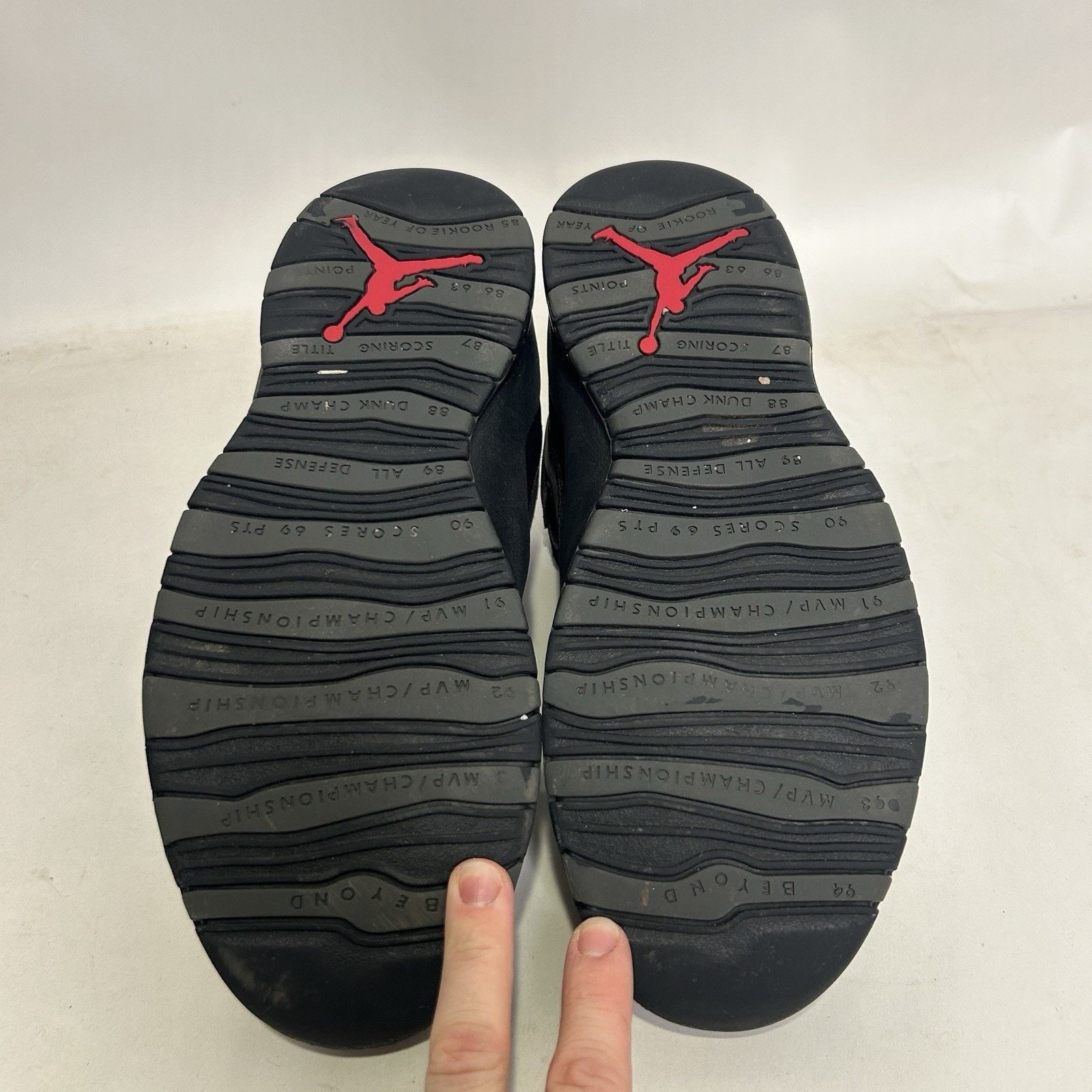 Nike Nike Air Jordan 10 Retro OG “Shadow/Dark Grey” Size US 10.5 / EU 43-44 - 7 Thumbnail