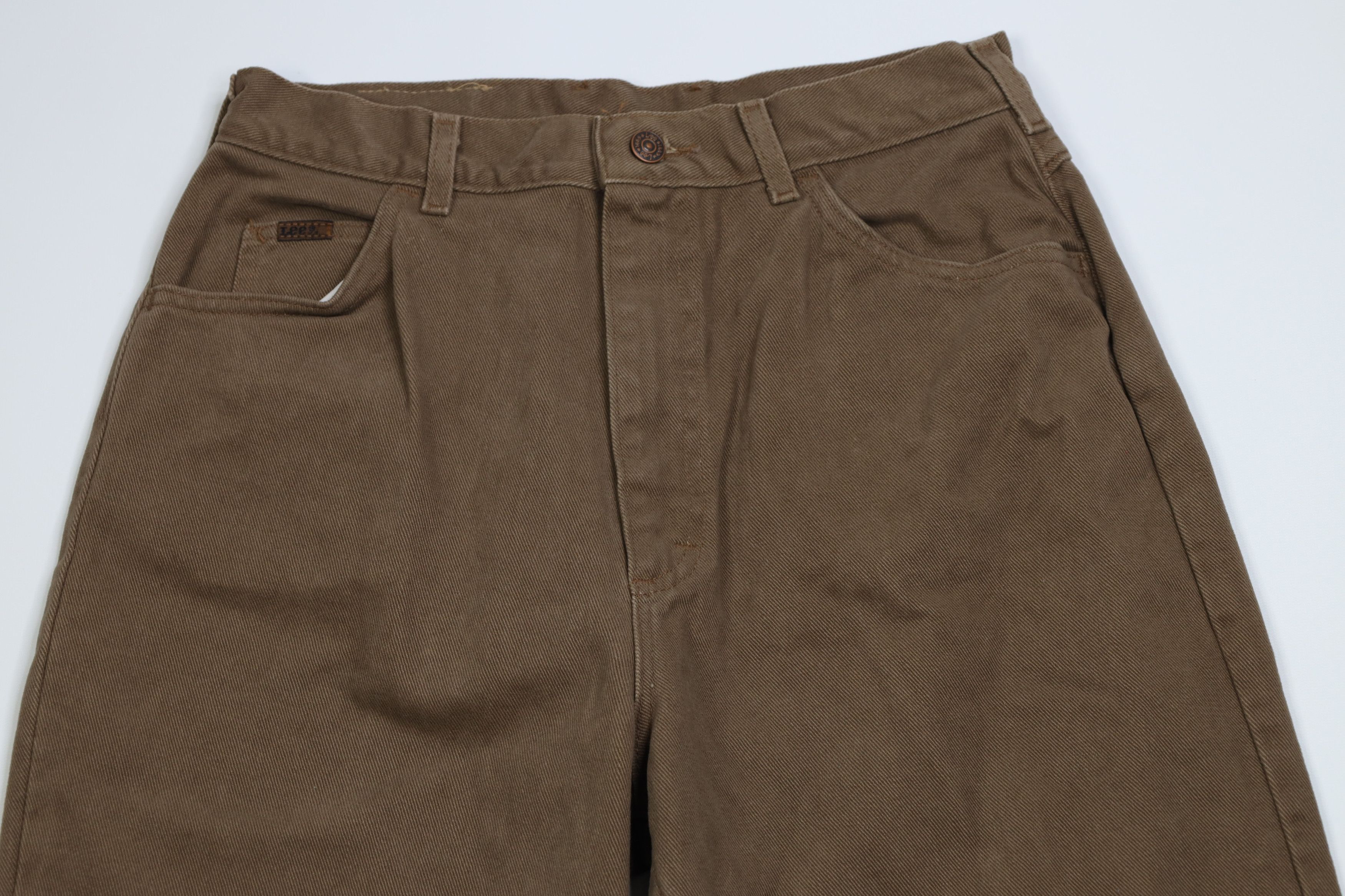 Lee Vintage 90s Lee Relaxed Fit Tapered Leg Jeans Brown USA Size 36" / US 14 / IT 50 - 2 Thumbnail