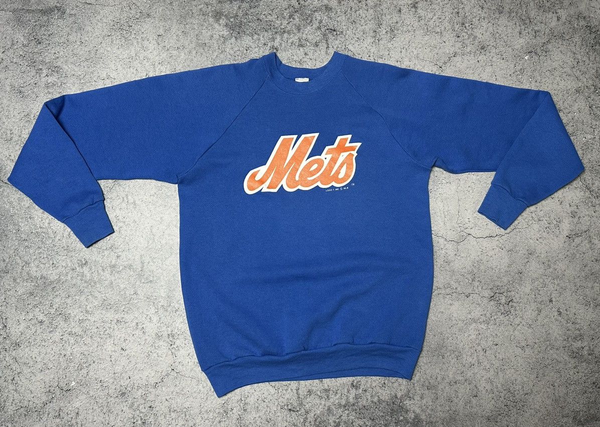 Logo 7 Vintage 90s Logo 7 New York Mets Sweatshirt Size US M / EU 48-50 / 2 - 13 Thumbnail