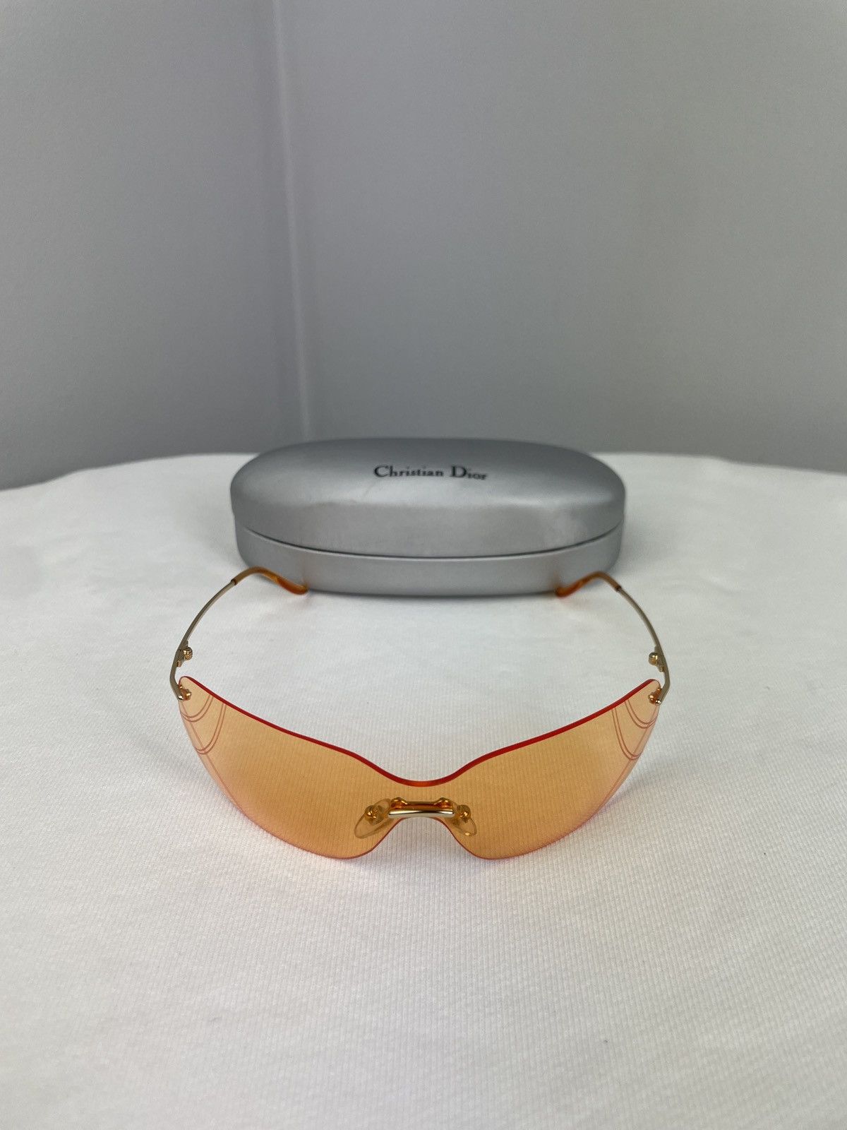 Christian Dior Monsieur Vintage Y2K Christian Dior Bowling Sunglasses With Case Size ONE SIZE - 17 Thumbnail