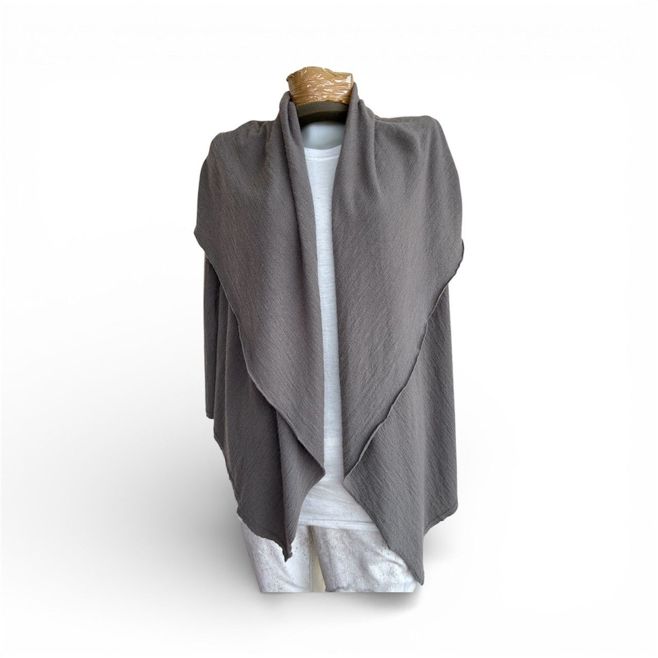 Issey Miyake Issey Miyake Open Front Waterfall Cardigan Size XS / US 0-2 / IT 36-38 - 1 Thumbnail