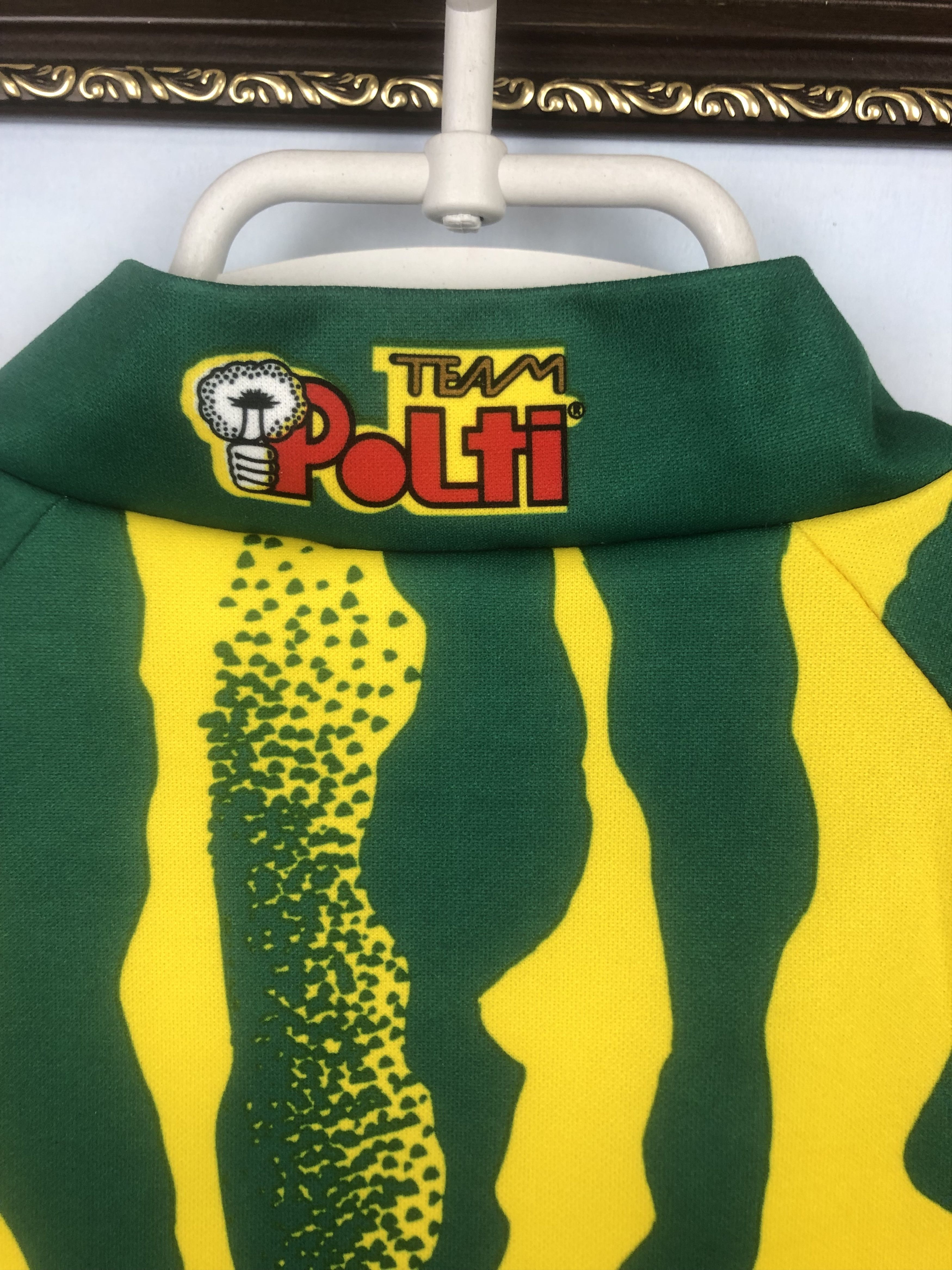 Vintage Vintage Santini Team Polti Cycling Jersey Mens Maglia Trikot Size US XL / EU 56 / 4 - 9 Thumbnail