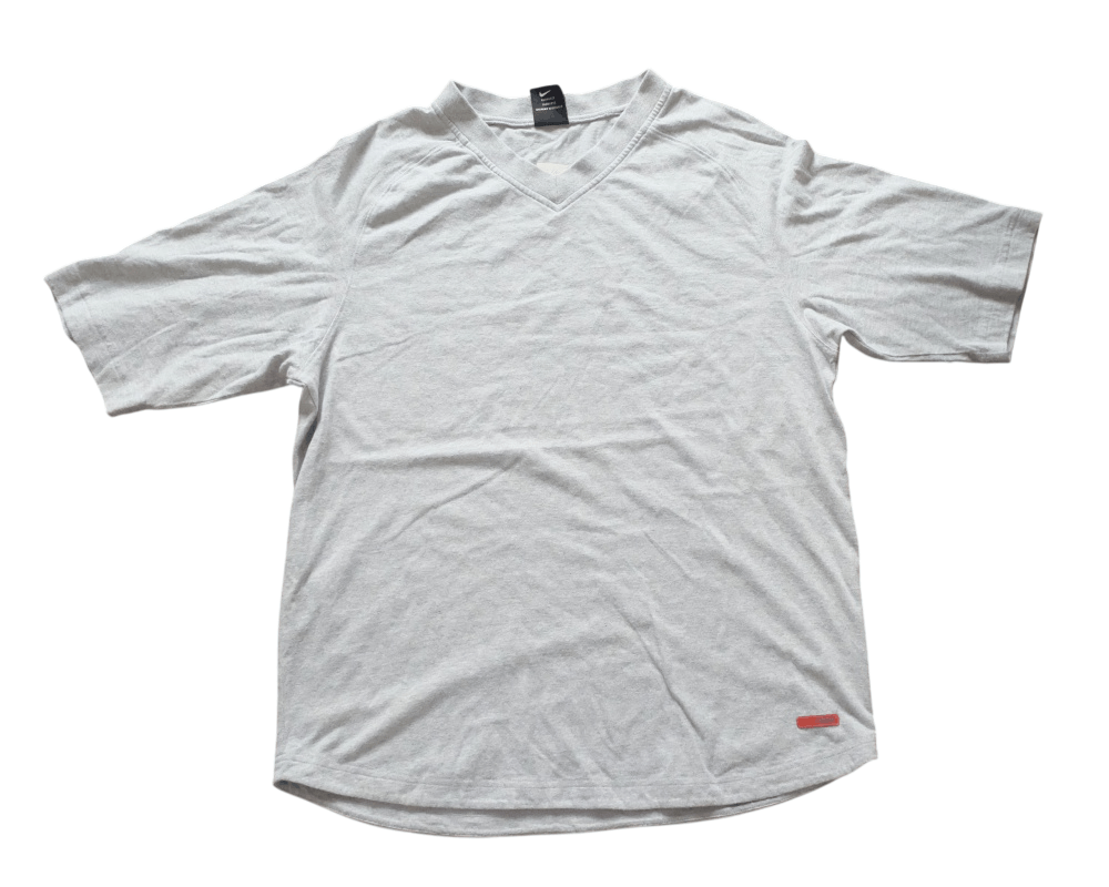 Nike Nike Vintage V-Neck T-Shirt Grey Minimal Size US M / EU 48-50 / 2 - 1 Thumbnail