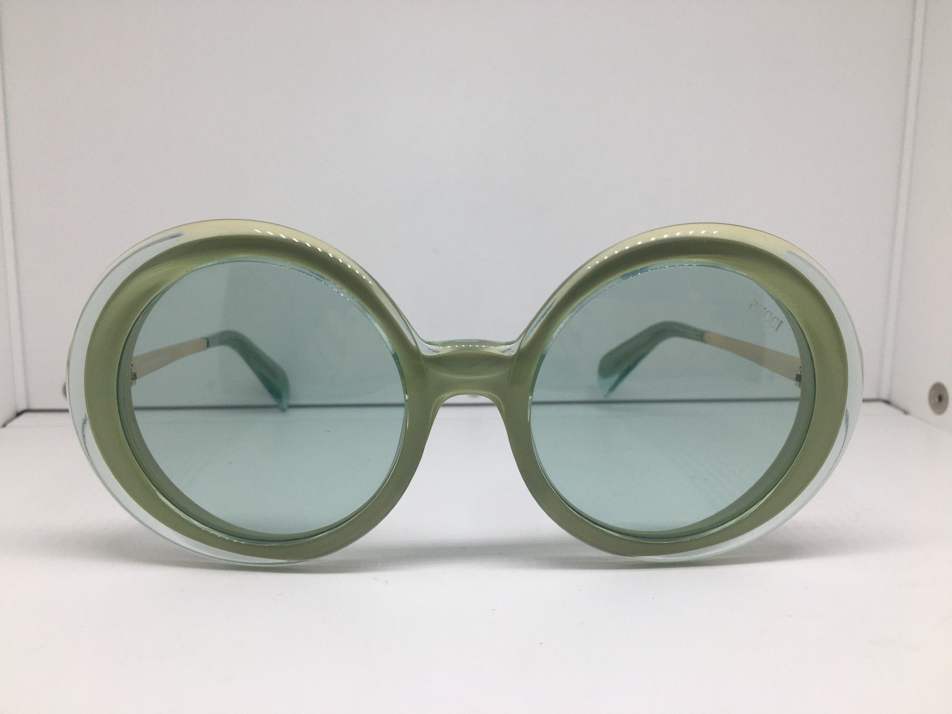 Emilio Pucci MOD EMILIO PUCCI OVERSIZED ROUND JACKIE O style Sunglasses Size ONE SIZE - 1 Thumbnail
