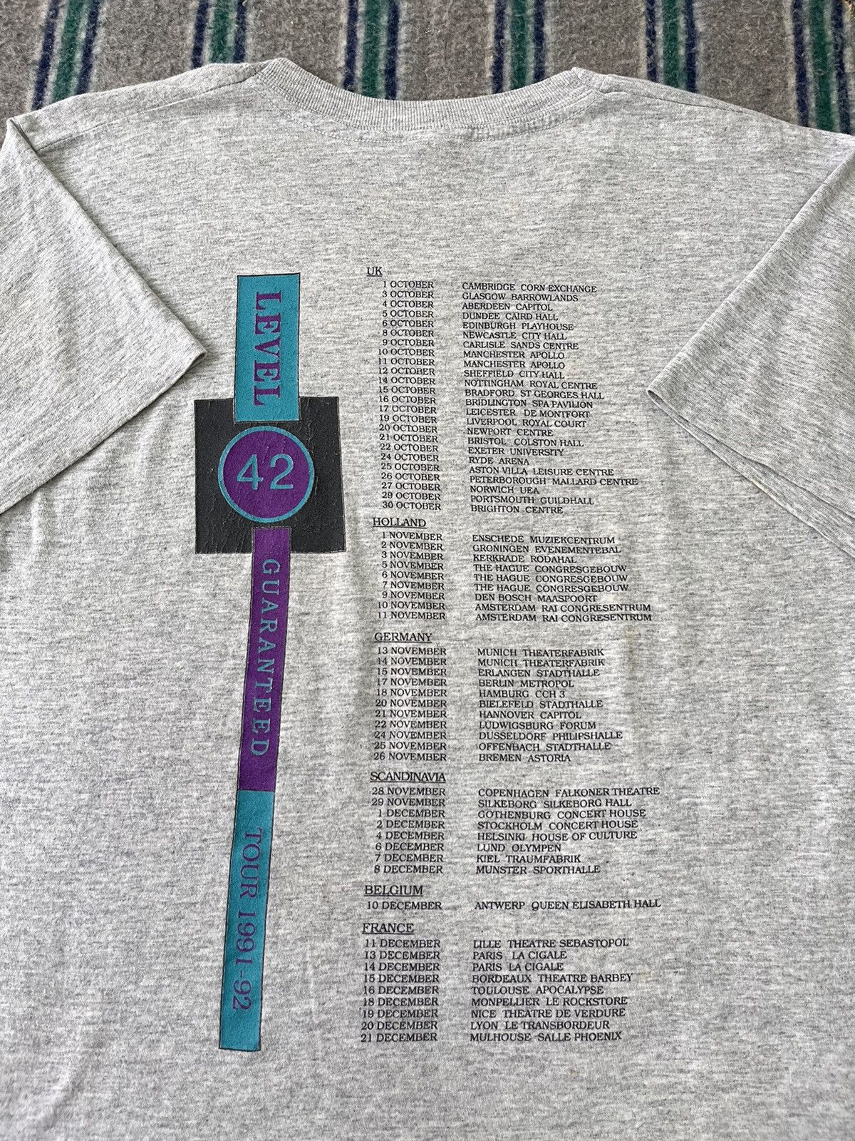 Band Tees 90’s Level 42 Tour Size US L / EU 52-54 / 3 - 6 Thumbnail