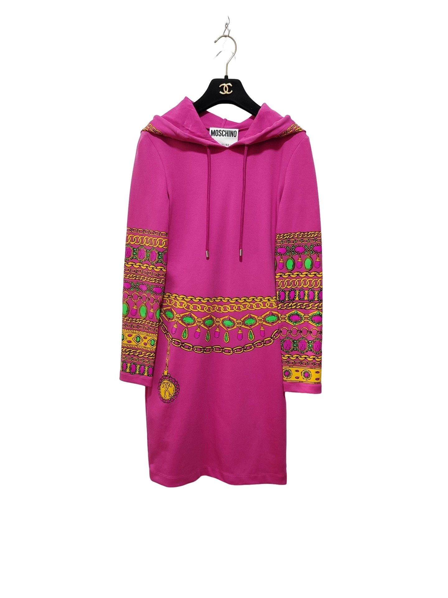 Moschino Moschino Jewel Print Hoodie Dress IT 38 Size XS / US 0-2 / IT 36-38 - 1 Thumbnail