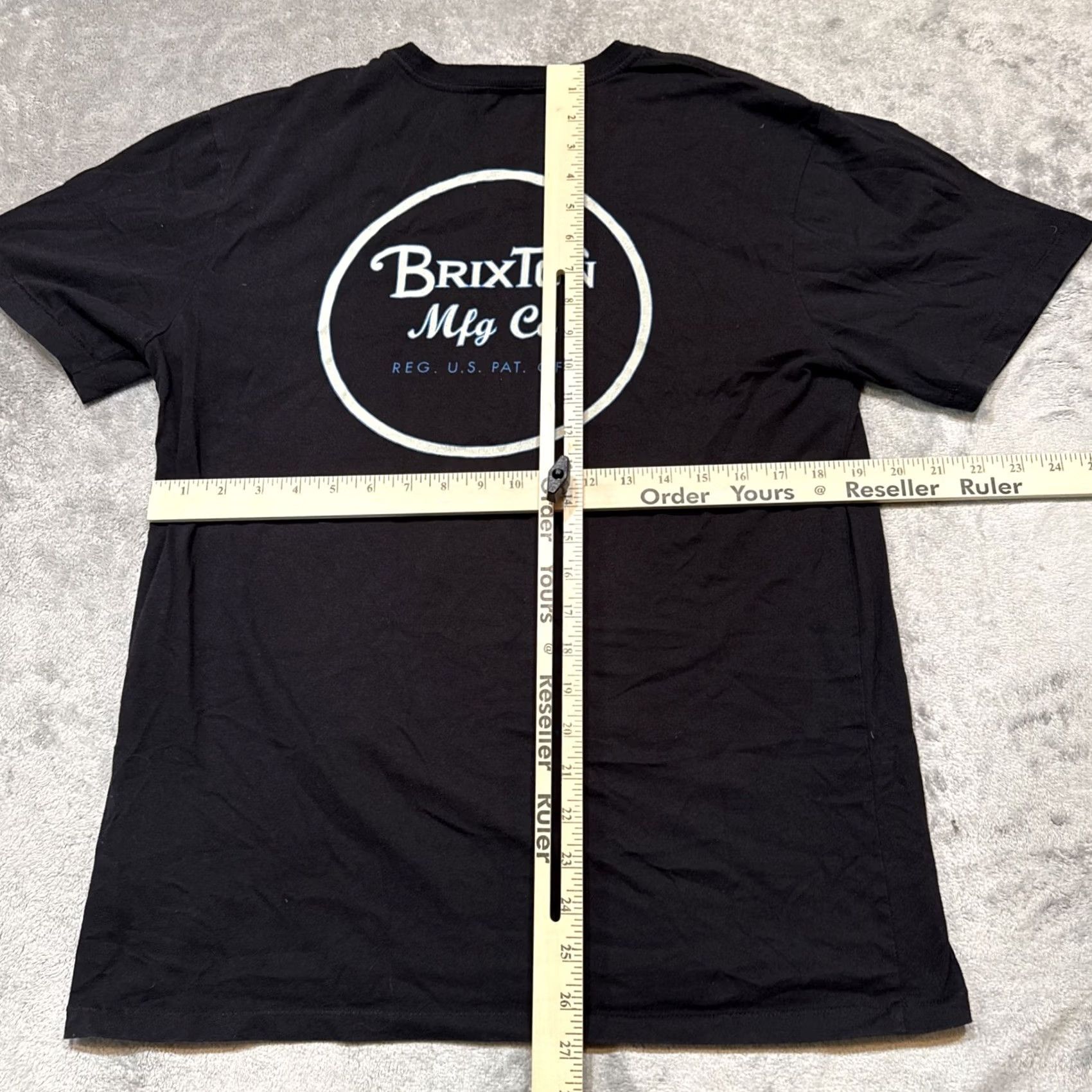 Brixton Brixton Supply T-Shirt Mens Size L Black Short Sleeve Premium Fit Crewneck Size US L / EU 52-54 / 3 - 6 Thumbnail