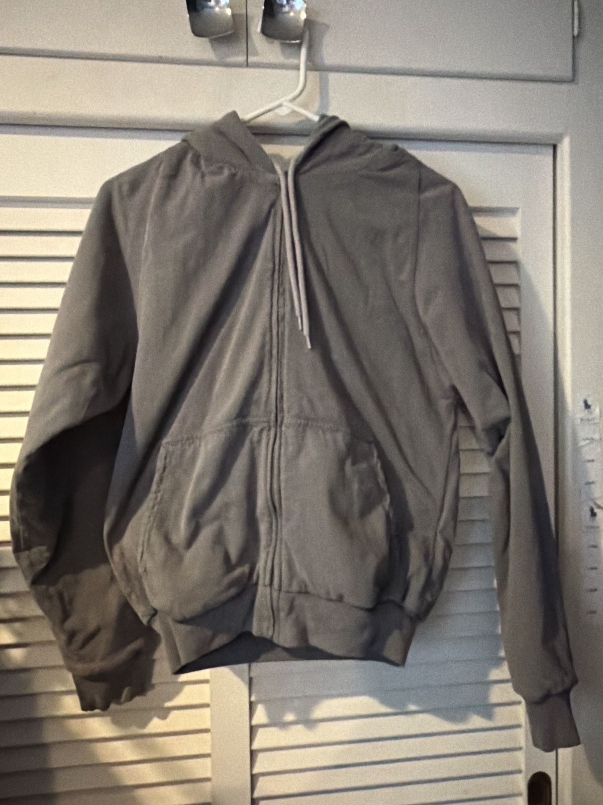 Gap × Kanye West × Yeezy Dark Grey Yeezy Gap Zip Up Hoodie Medium