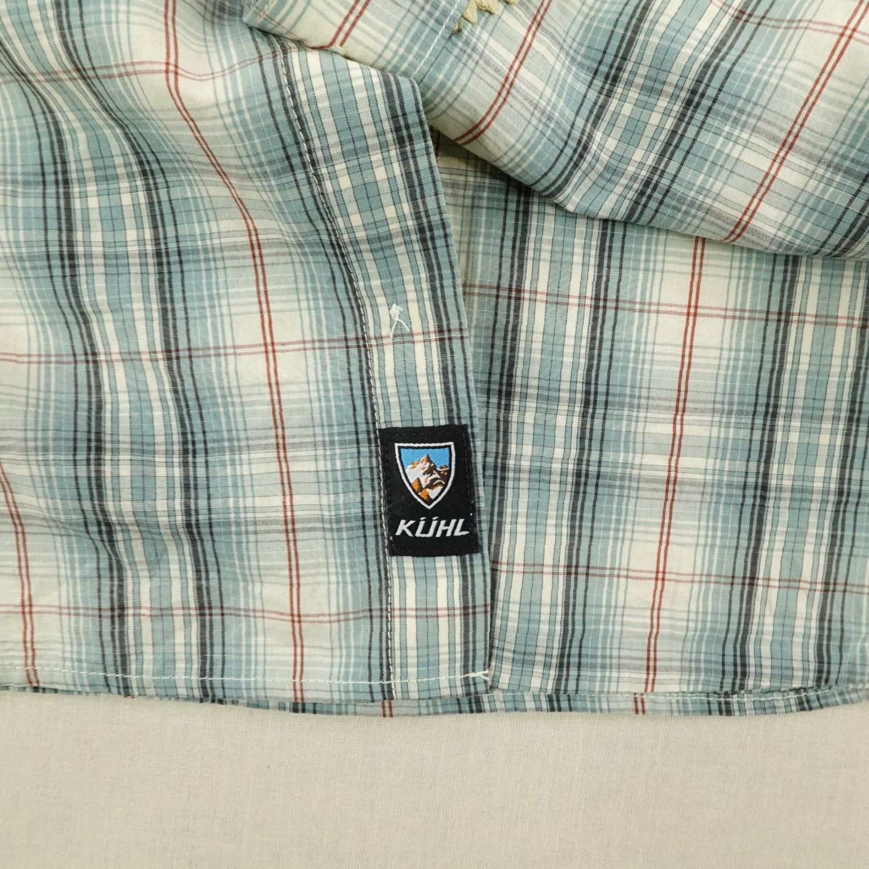 Vintage Kuhl Shirt Mens 2XL Green Plaid Cotton Linen Button Up Utility Hiking Size US XXL / EU 58 / 5 - 6 Thumbnail