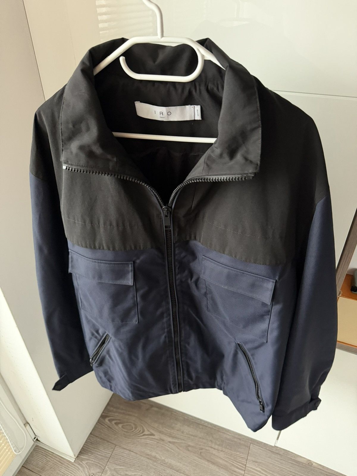 Iro IRO Spring /Summer 2022 Blue/Black Barnes Paris Jacket Size US M / EU 48-50 / 2 - 5 Thumbnail