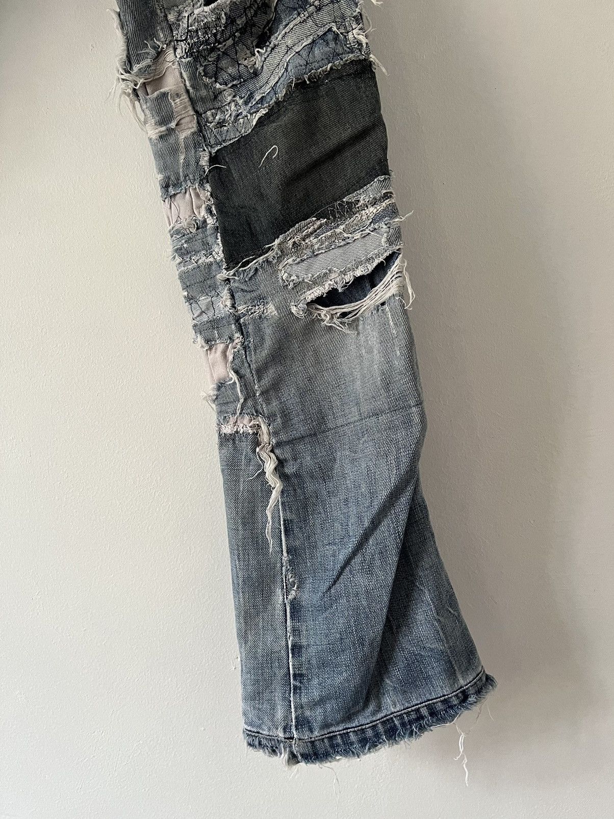 Vintage Archive Miss Sixty Distressed Flare Denim Jeans Size US 30 / EU 46 - 5 Thumbnail