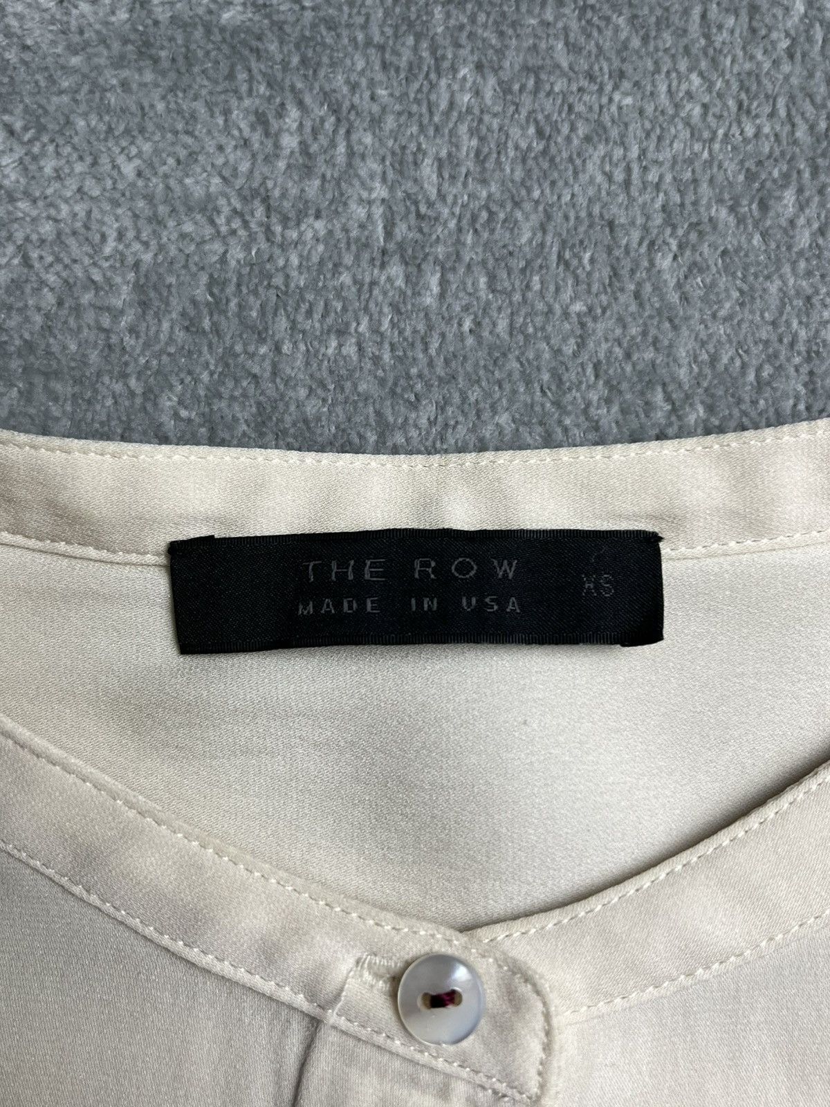 The Row The row - Ivory cola band collar oversized shirt Size XS / US 0-2 / IT 36-38 - 7 Thumbnail