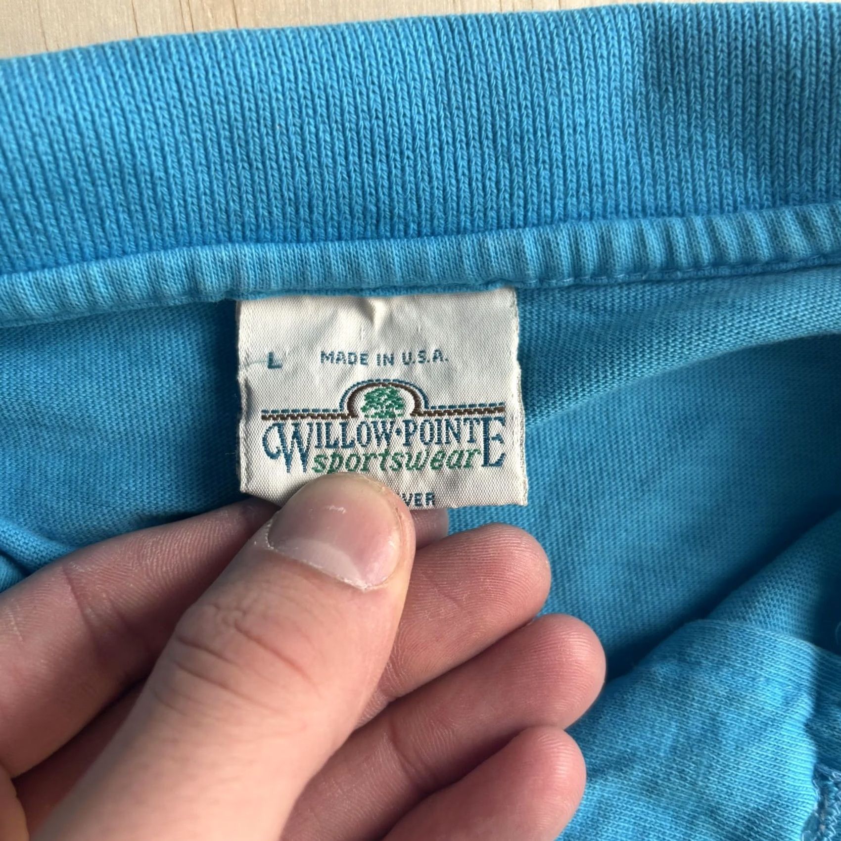 Vintage VINTAGE Willow-Pointe Sportswear Foot Locker Polo Shirt Mens Small Blue Embroidered 90s Casual Shirt Size US S / EU 44-46 / 1 - 2 Thumbnail