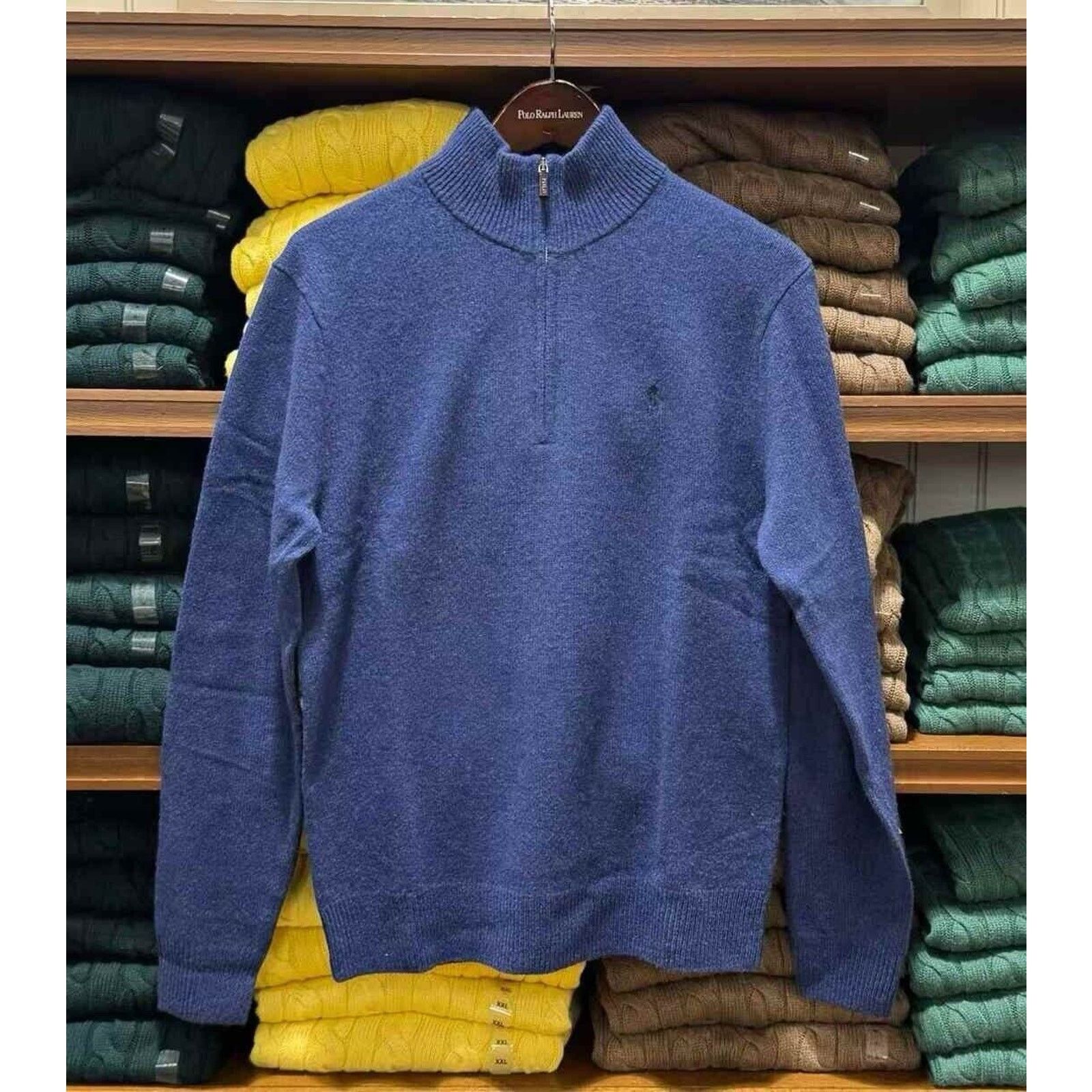 Ralph Lauren NWT Polo Ralph Lauren Men’s Long Sleeve Pullover Wool Size US M / EU 48-50 / 2 - 1 Thumbnail
