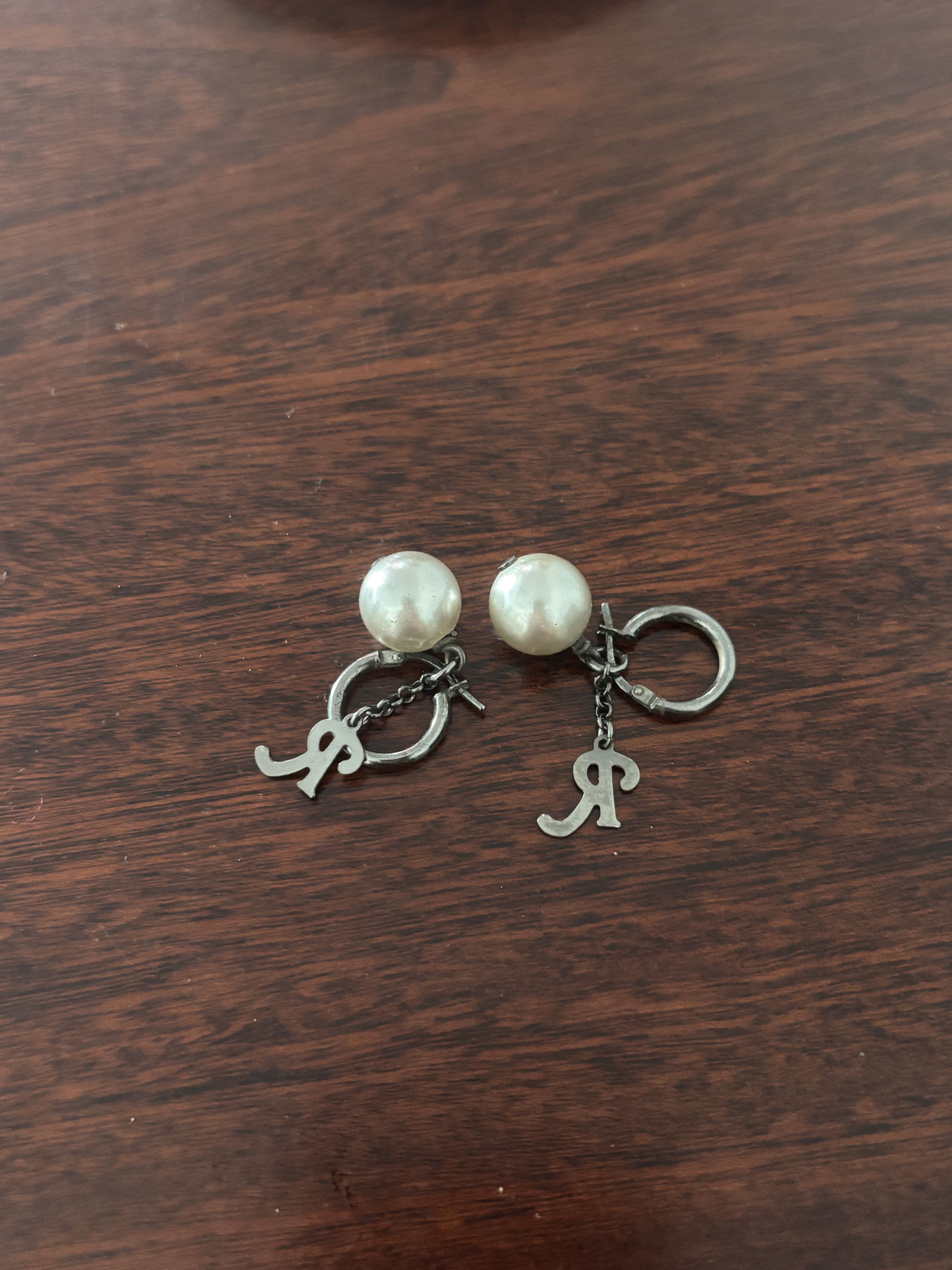Raf Simons Raf Simons R Earrings Silve Size ONE SIZE - 2 Thumbnail