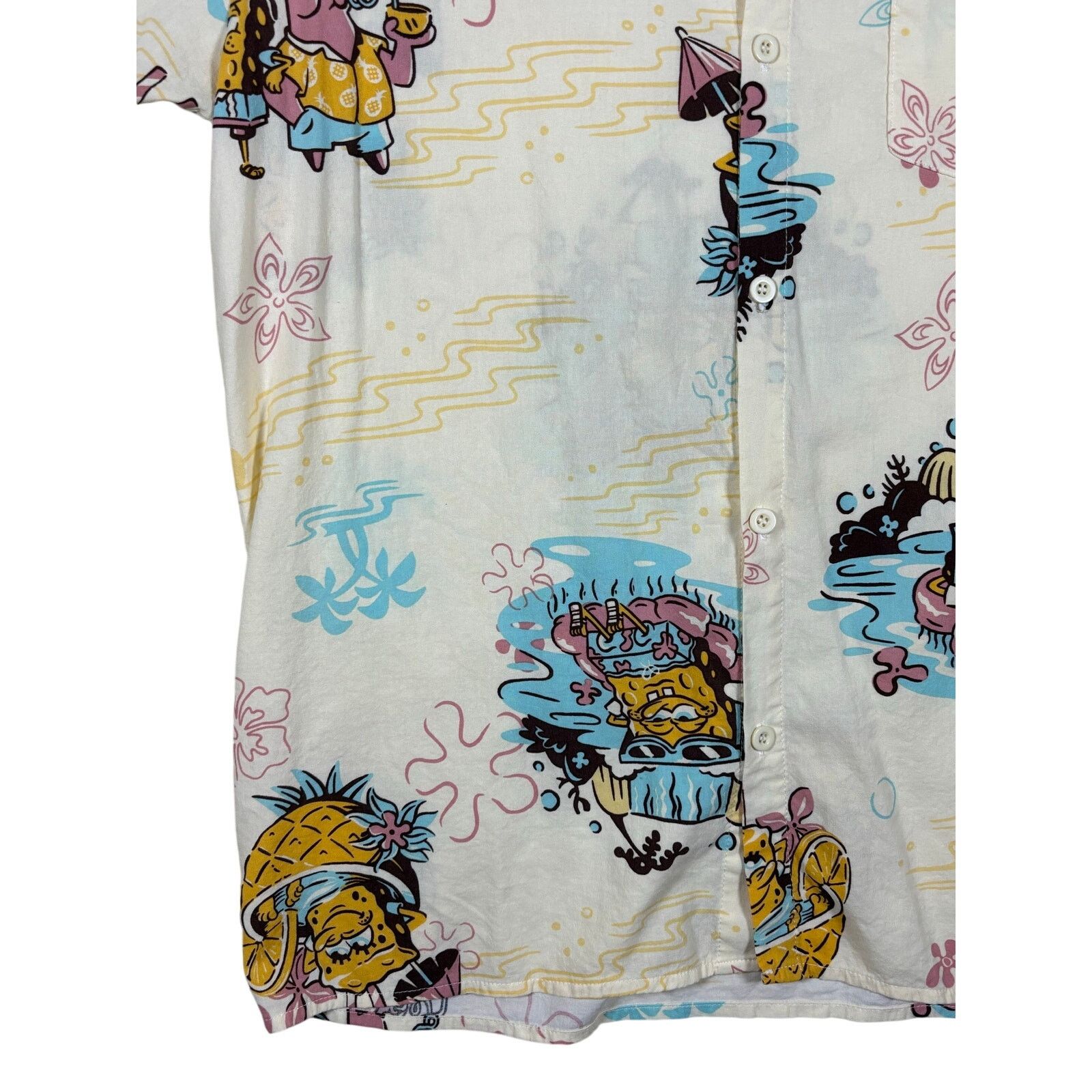 Nickelodeon SpongeBob SquarePants Nickelodeon Button Up Shirt Size US L / EU 52-54 / 3 - 3 Thumbnail