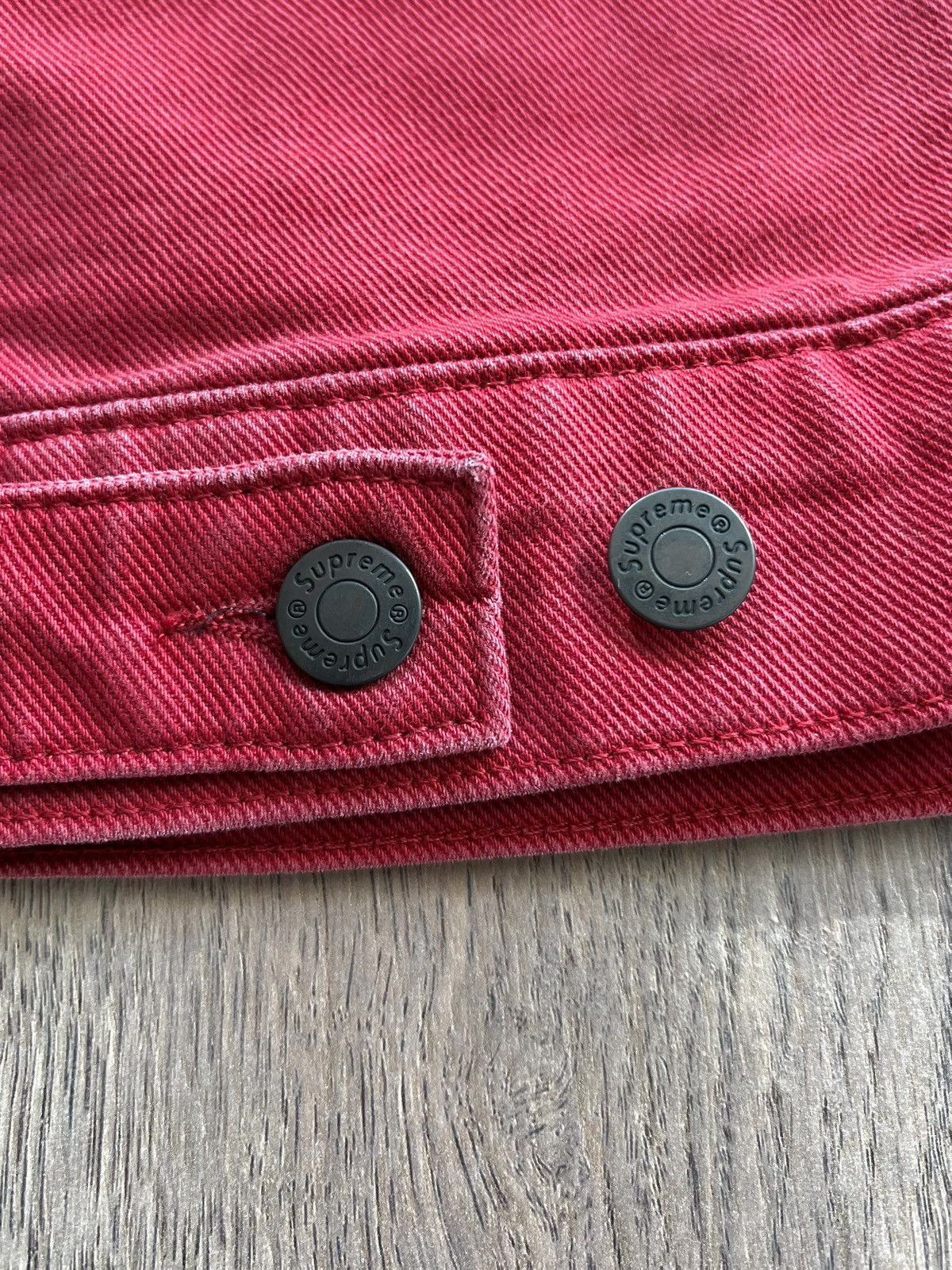 Supreme Supreme 2-Tone Paneled Denim Jacket “Red” Large Size US L / EU 52-54 / 3 - 11 Thumbnail