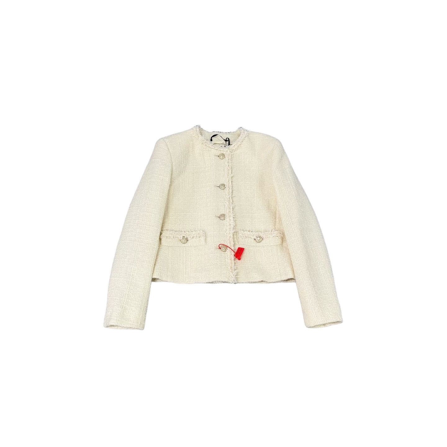 Max Mara Weekend Max Mara Tweed Raw Edge Jacket IT 36 Size XS / US 0-2 / IT 36-38 - 1 Thumbnail