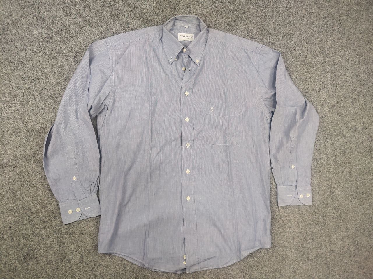 Yves Saint Laurent Vintage 90's Yves Saint Laurent ysl Button Casual Shirt Size US XL / EU 56 / 4 - 2 Thumbnail