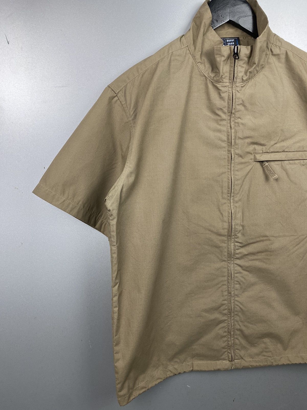 Japanese Brand × Vintage Neverseenthing Zip up Overshirt Size US M / EU 48-50 / 2 - 4 Thumbnail