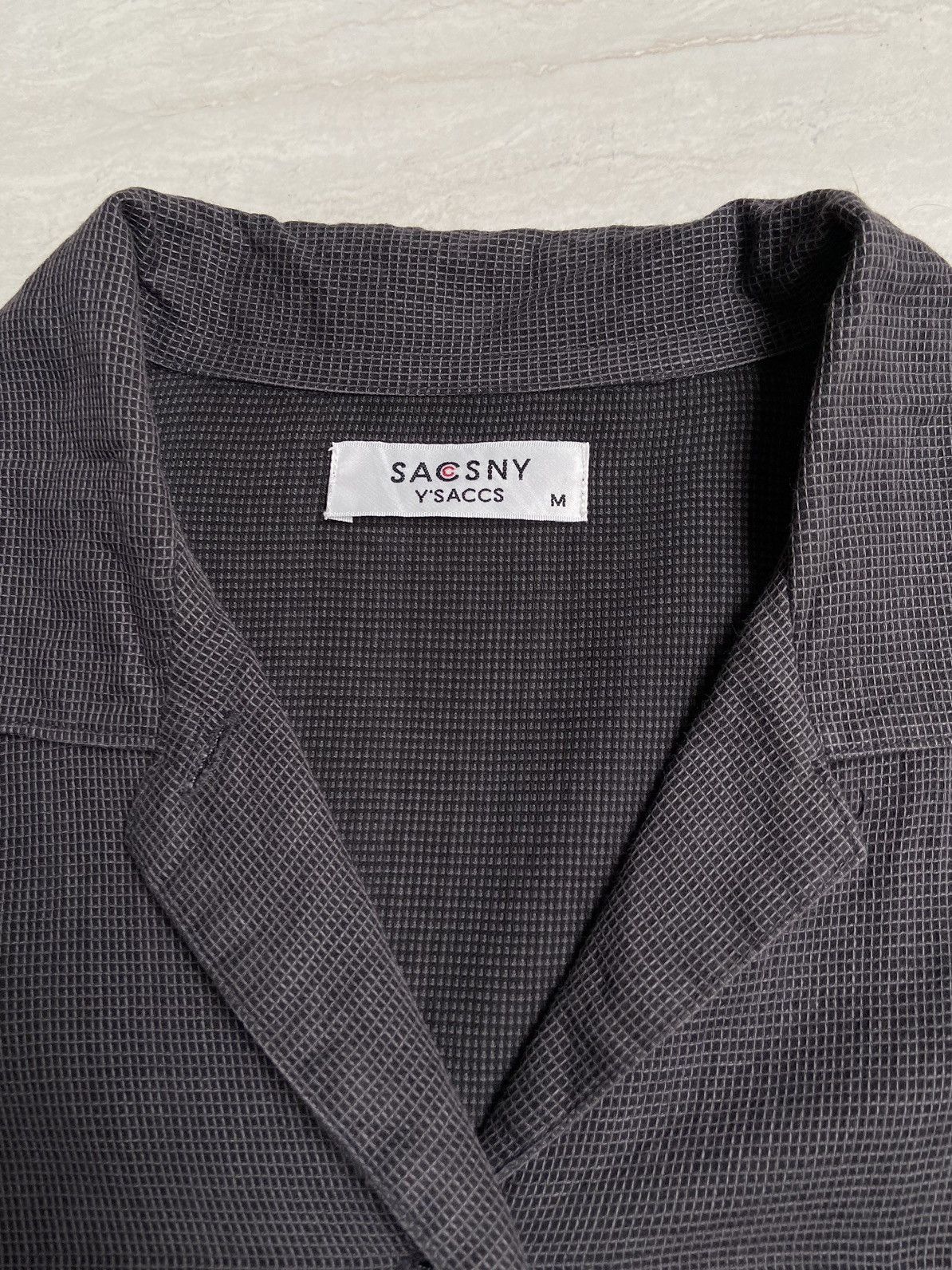 Designer × Japanese Brand × Yohji Yamamoto SACSNY Y’SACCS Grey Long Shirt Size US M / EU 48-50 / 2 - 17 Thumbnail