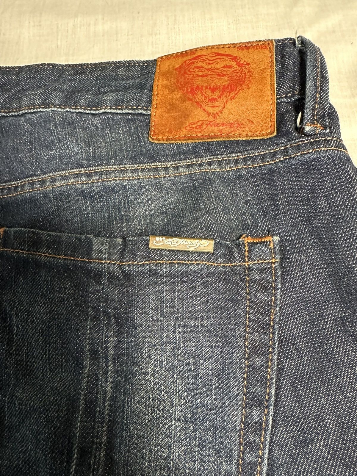 Christian Audigier × Ed Hardy × Vintage Y2K Ed Hardy Jeans Size US 34 / EU 50 - 6 Thumbnail
