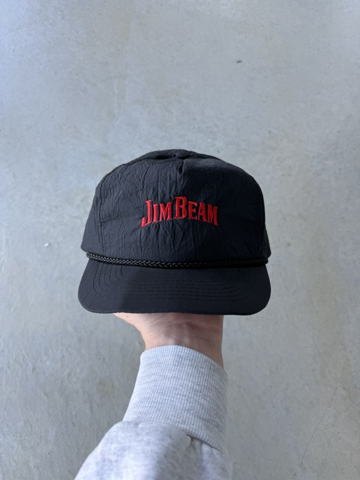 Vintage Vintage 90s Jim Bean Embroidered Snapback Hat Size ONE SIZE - 1 Thumbnail