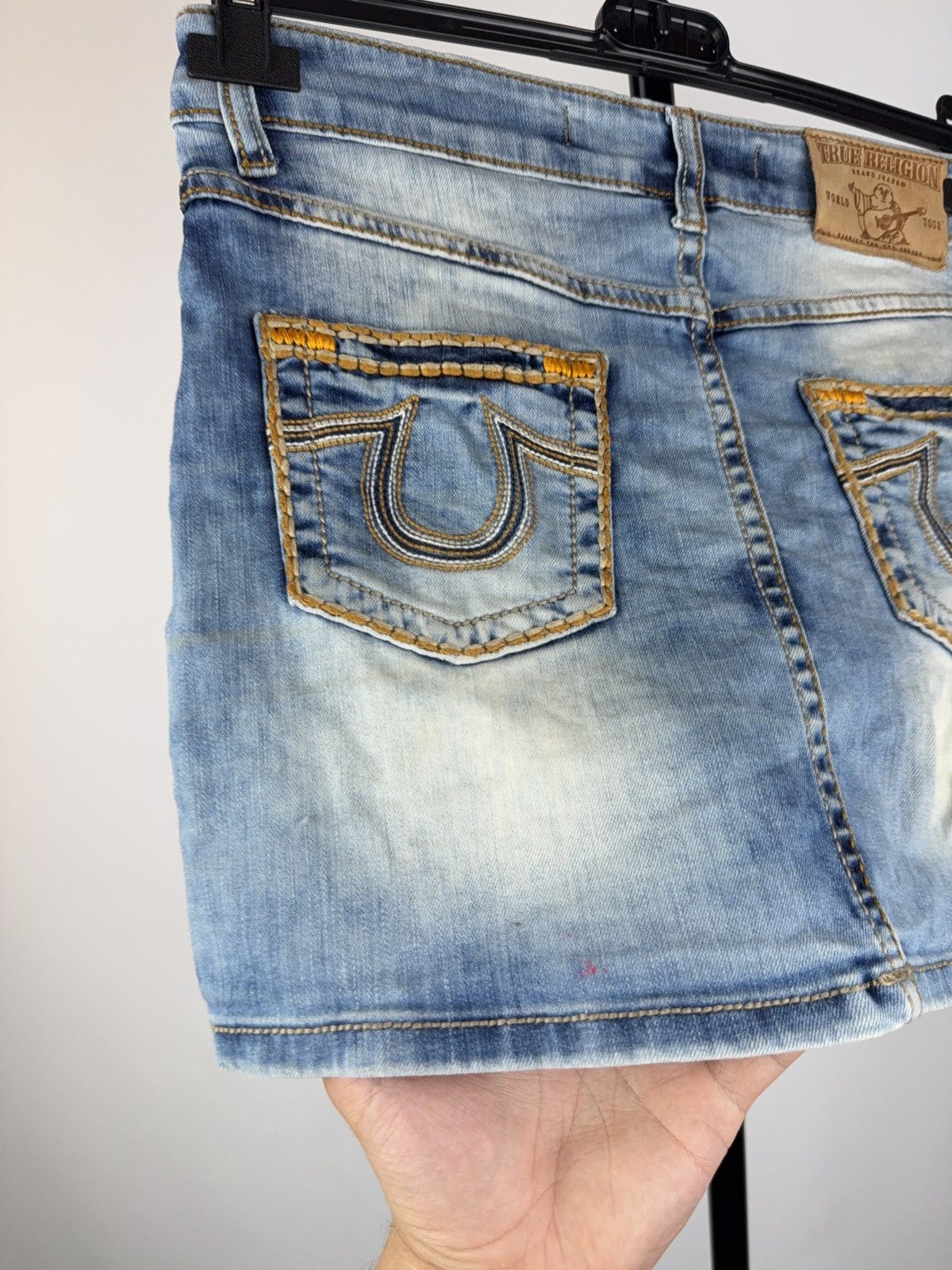 True Religion Vintage 00s Y2K Hype True Religion mini skirt USA Style Size 28" / US 6 / IT 42 - 5 Thumbnail