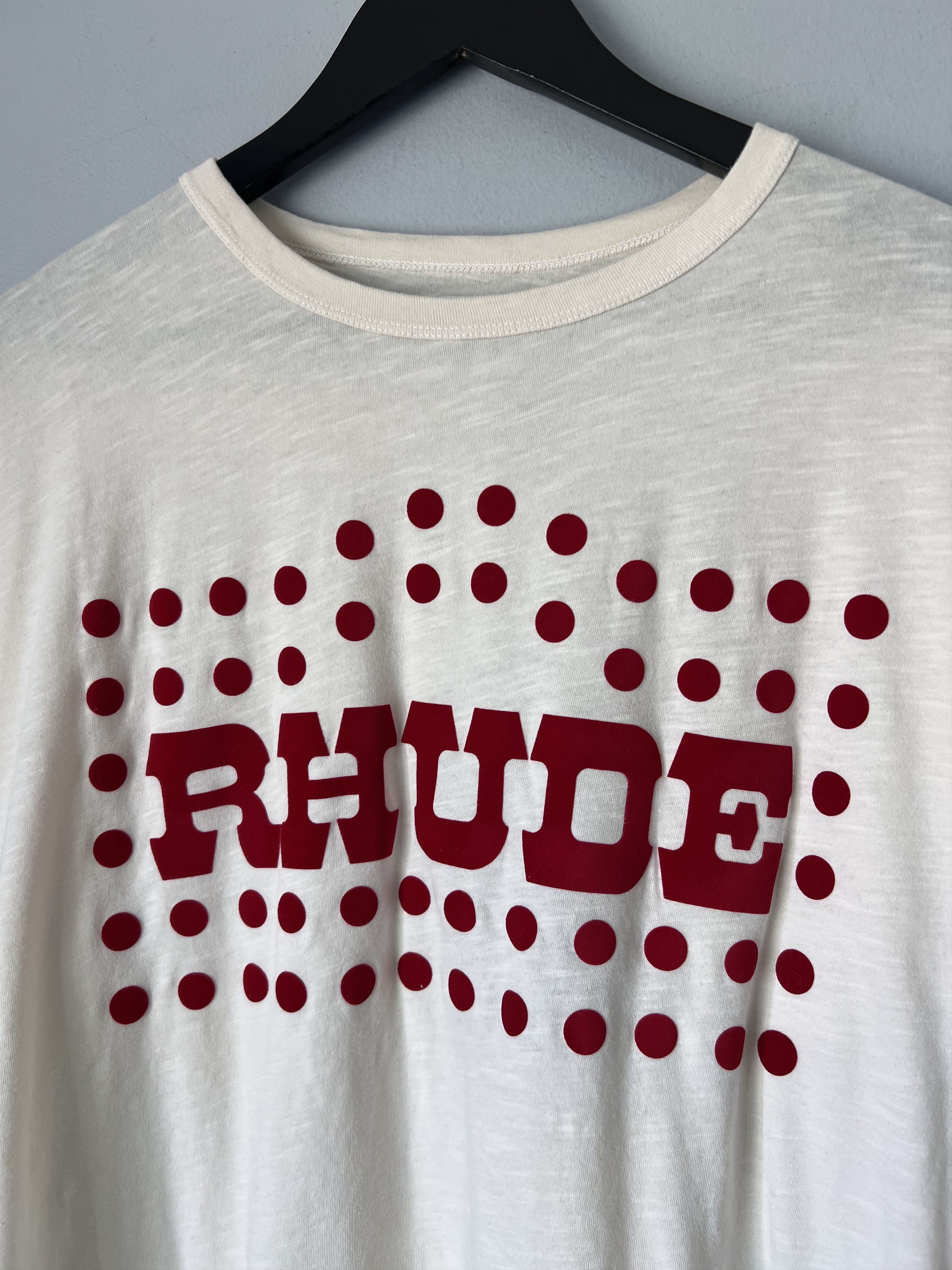 【関税 送料無料】Rhude Flocked Burnout Tシャツ RHUDE FLOCKED BURNOUT TEE VTG WHITE | eBay