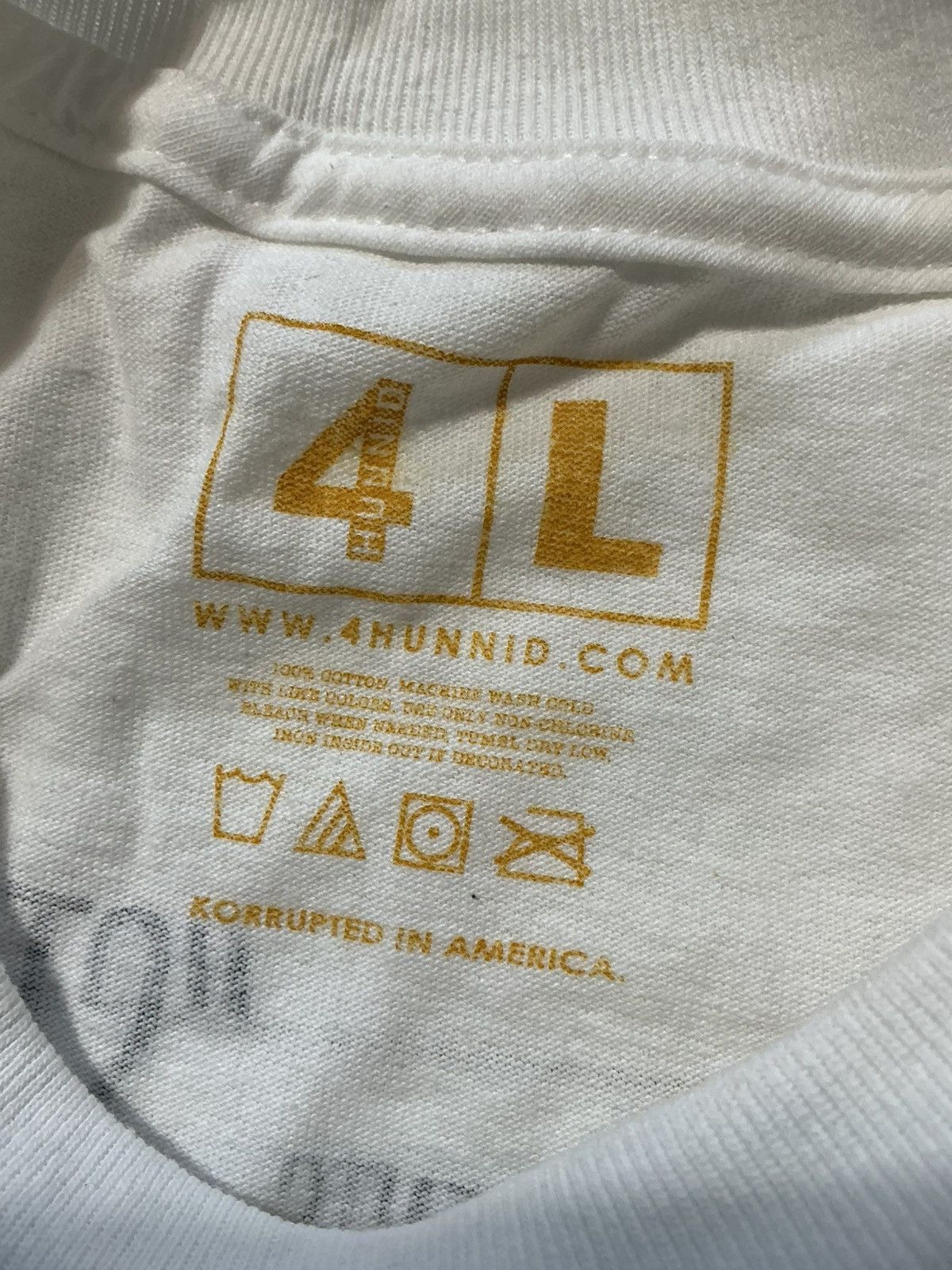 4HUNNID 4 Hunnid YG Still Brazy Who Shot Me Album Krime Seen T-Shirt Size US L / EU 52-54 / 3 - 5 Thumbnail