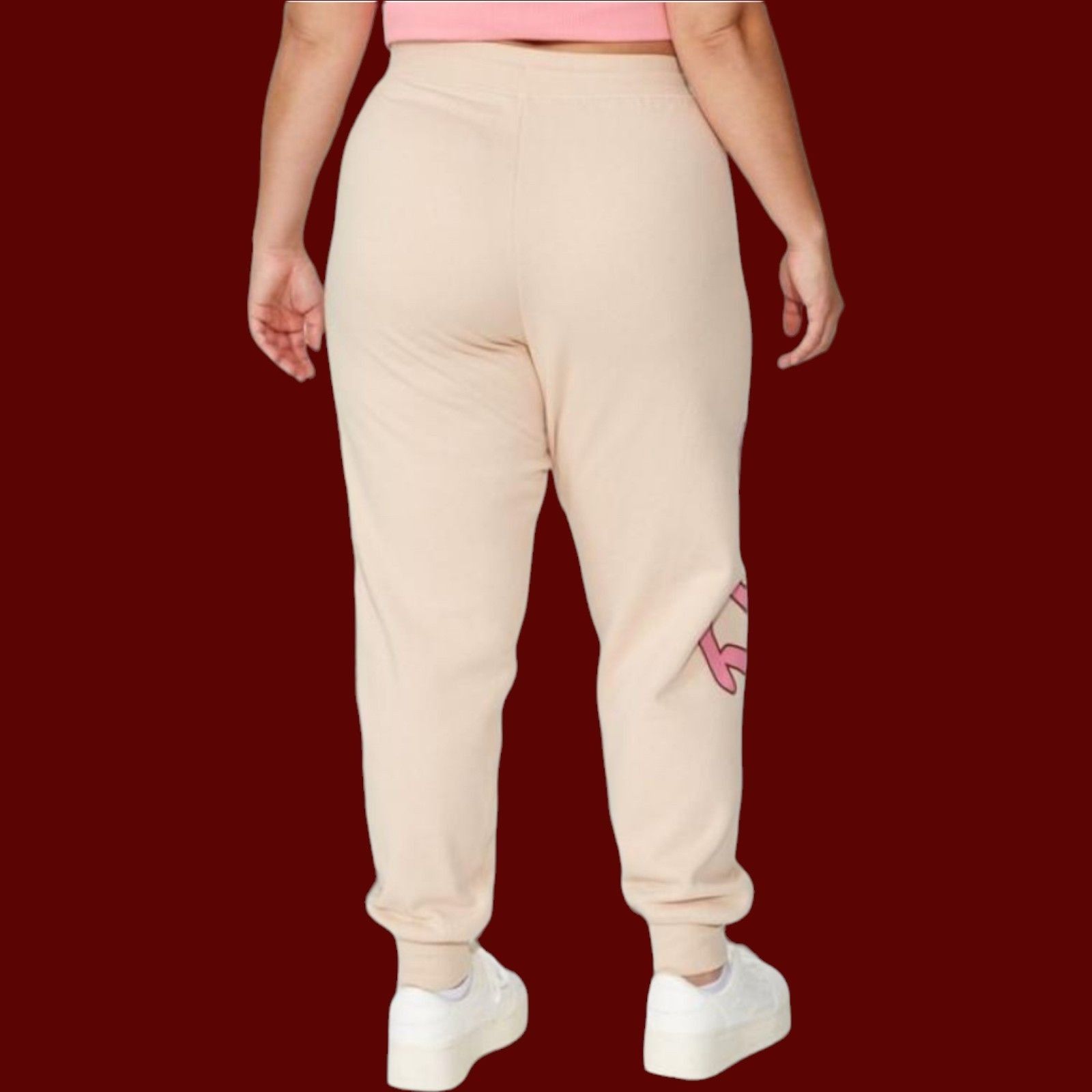 Other Mattel - Barbie - Women's Sweatpants - Beige - 1X Size 40" / US 18 - 2 Thumbnail