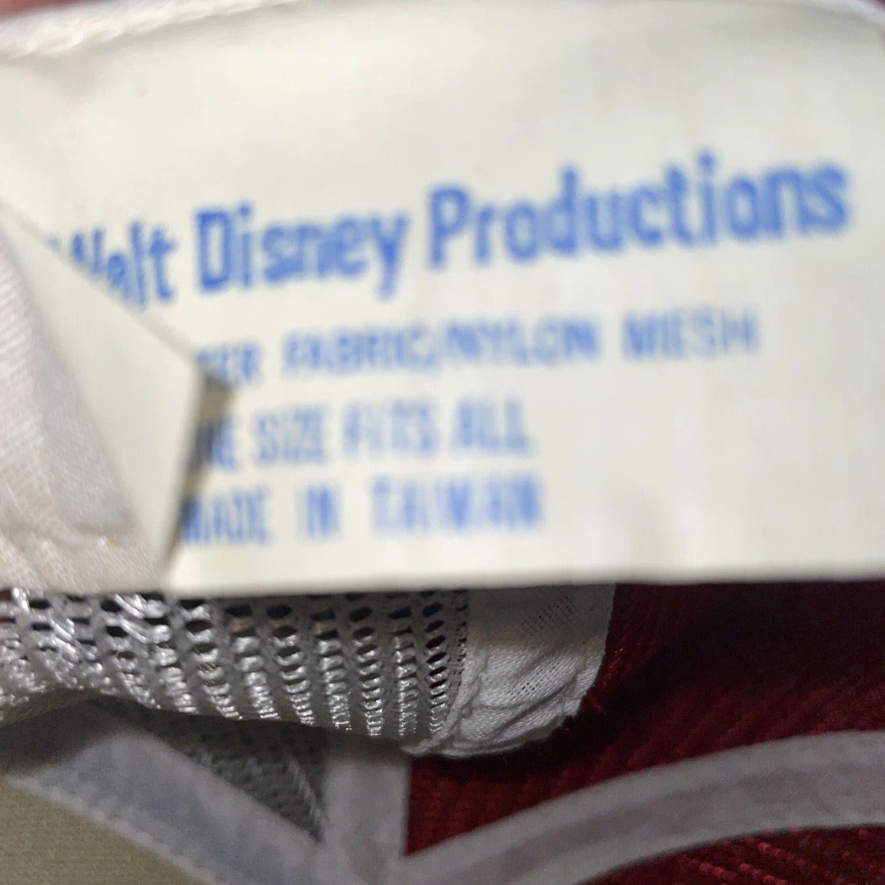 Disney VINTAGE Disney Snapback Hat One Size Blue Mens Size ONE SIZE - 4 Thumbnail