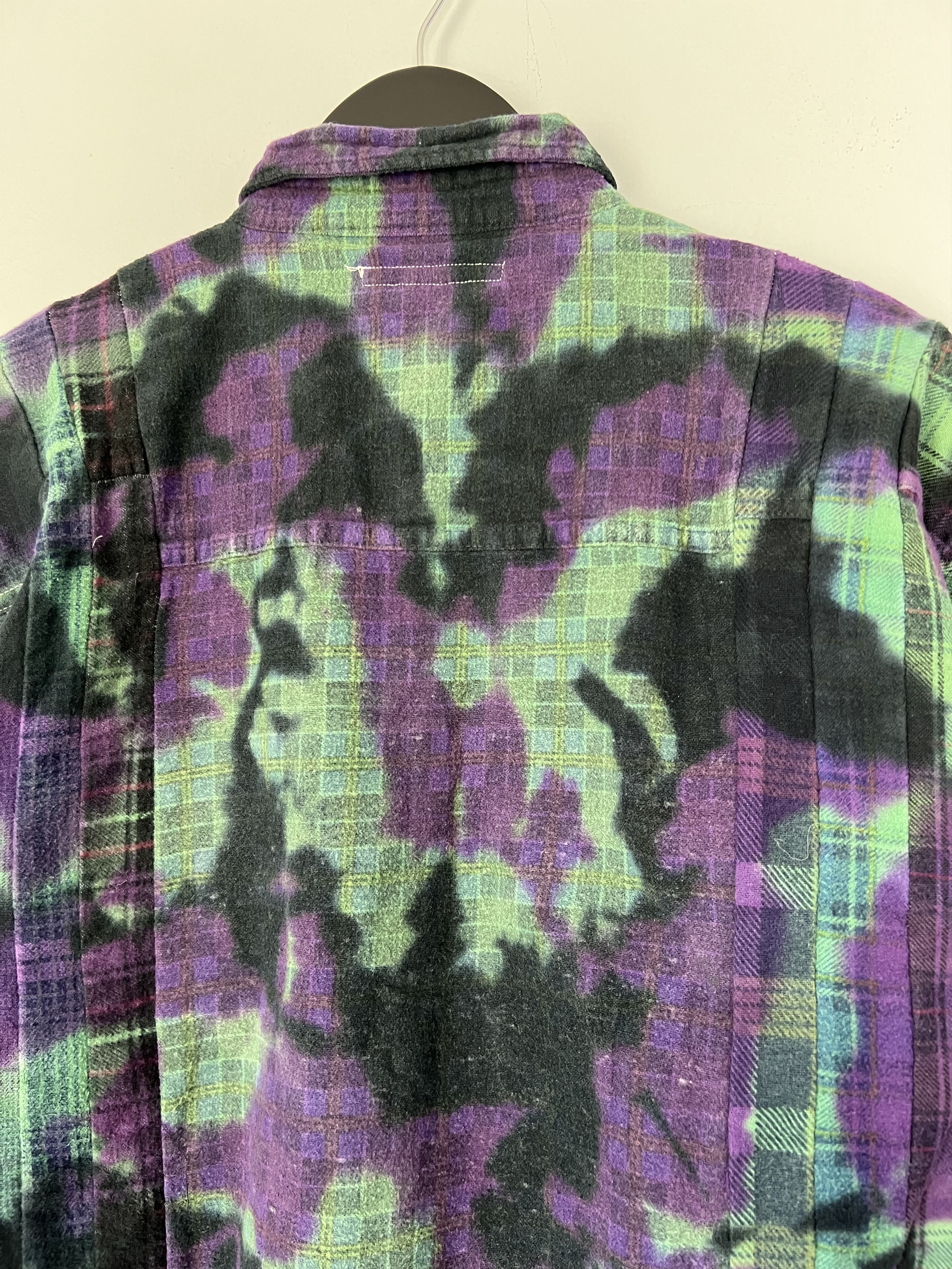 Needles Needles Rebuild 7 Cuts Flannel in Tie Dye Size US XL / EU 56 / 4 - 6 Thumbnail