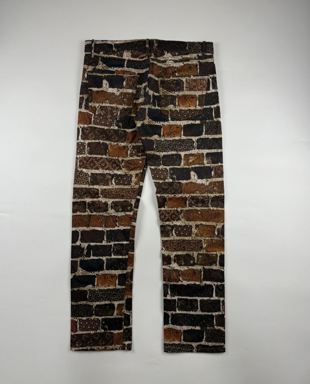Jean Paul Gaultier Jean Paul Gaultier F/W’12 Brick Print Pants Size US 32 / EU 48 - 3 Thumbnail