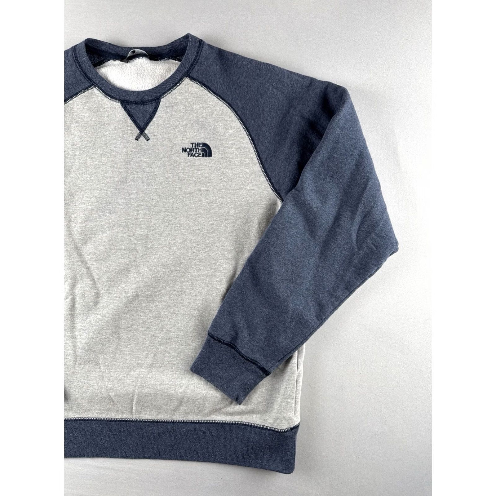 The North Face The North Face Sweatshirt Mens M Gray Blue Pullover Fleece Crewneck Hooded? Size US M / EU 48-50 / 2 - 3 Thumbnail
