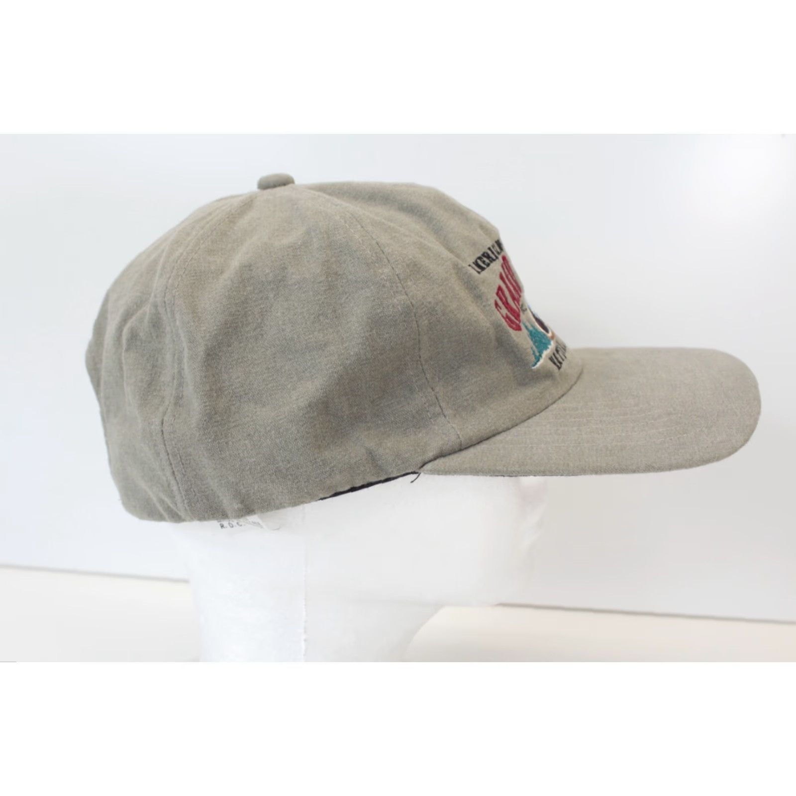 Vintage VINTAGE Grand Canyon Snapback Hat Beige Red Plaid Bill 90s Unbranded Adjustable Unisex Adults Hat Mens Womens Boys Girls Size ONE SIZE - 5 Thumbnail