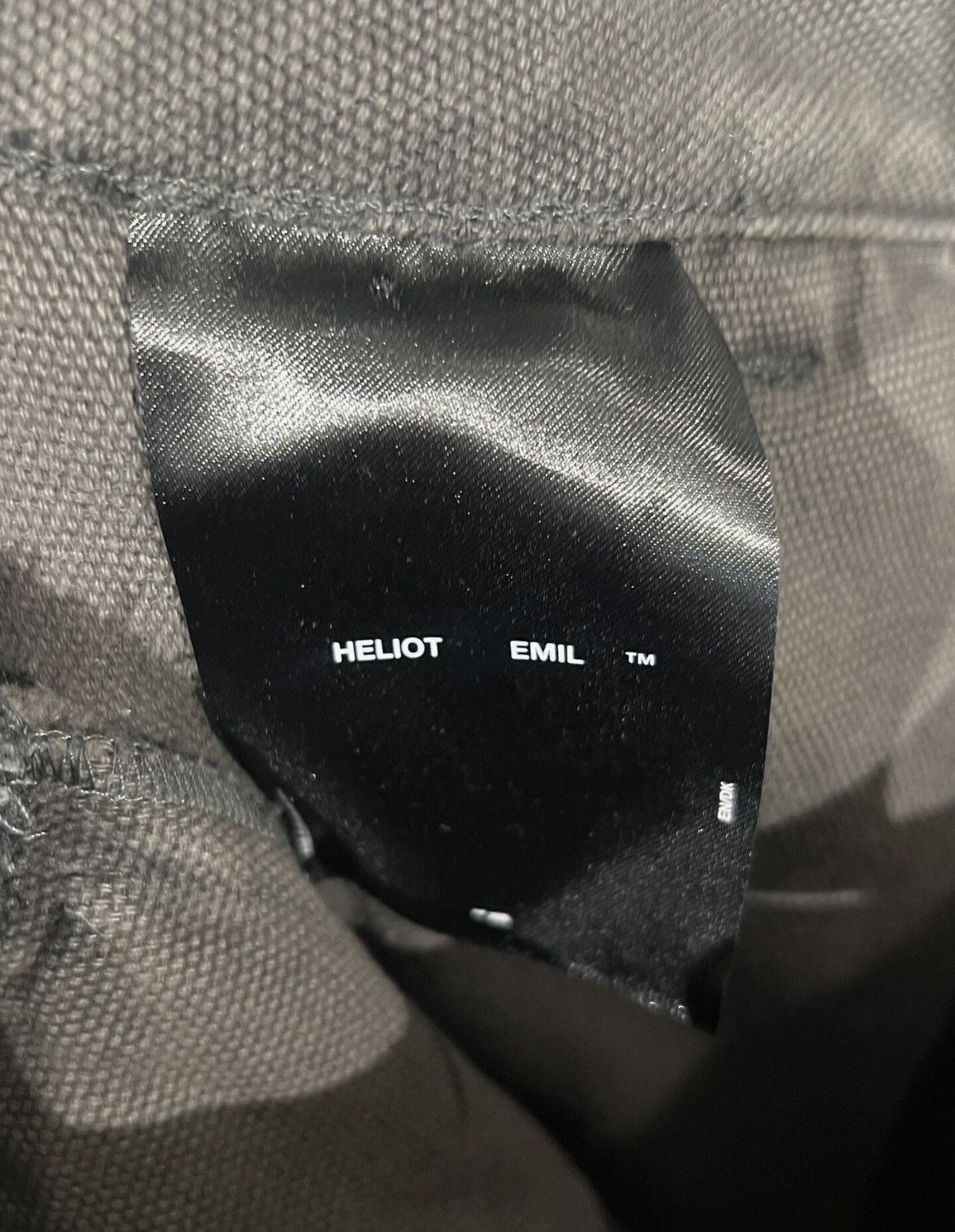 Heliot Emil Heliot Emil HE Washed & Distressed Zip Cargo Pants Size US 33 - 8 Thumbnail